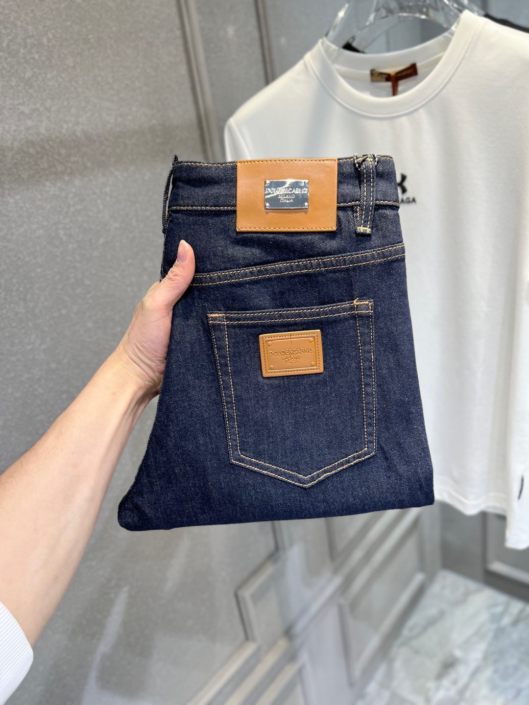 NO:115832,New spring and summer style #Lock color Lanniang Count: -,,alexander wang19860909春夏新款 #锁色兰牛 码数: -,,alexander wang,Men's clothing