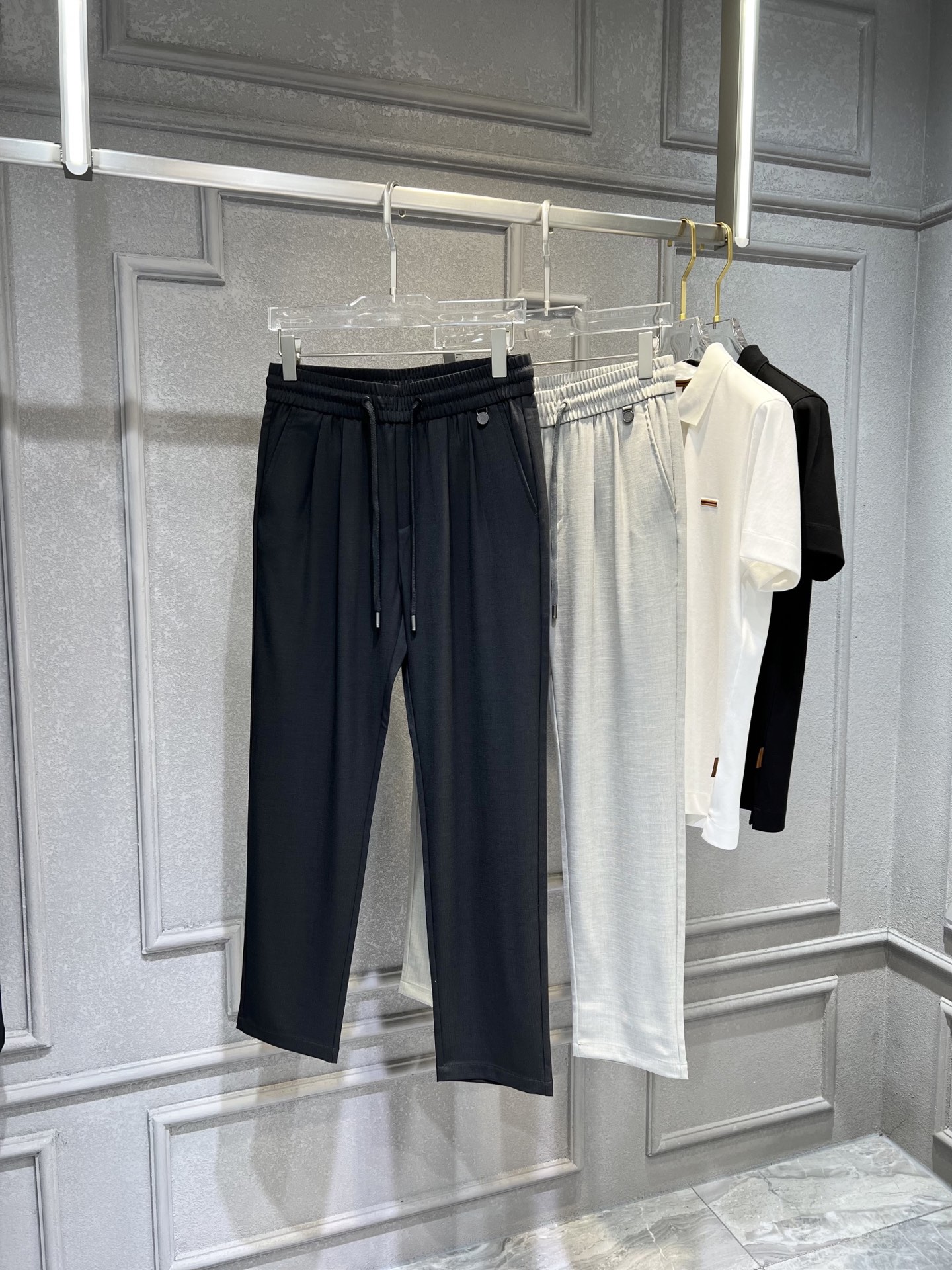 NO:489799,New spring and summer BC casual pants two colors, alexander wang19860909春夏新款 BC休闲裤双色,,alexander wang,Men's clothing