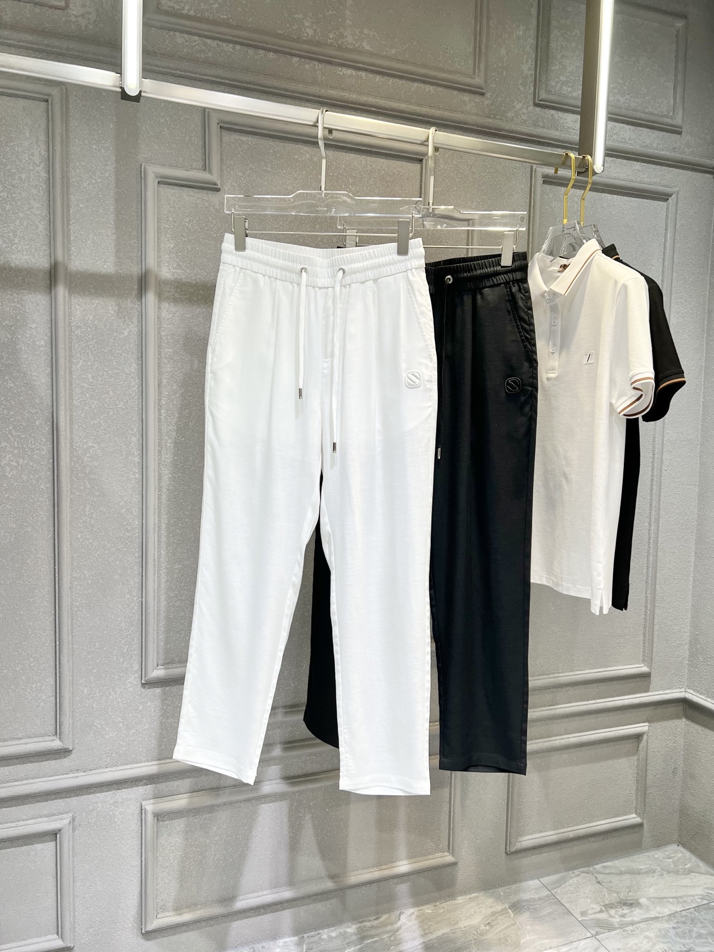 NO:160814,Zegna tentacles two-color, alexander wang19860909Zegna天丝麻双色,,alexander wang,Men's clothing