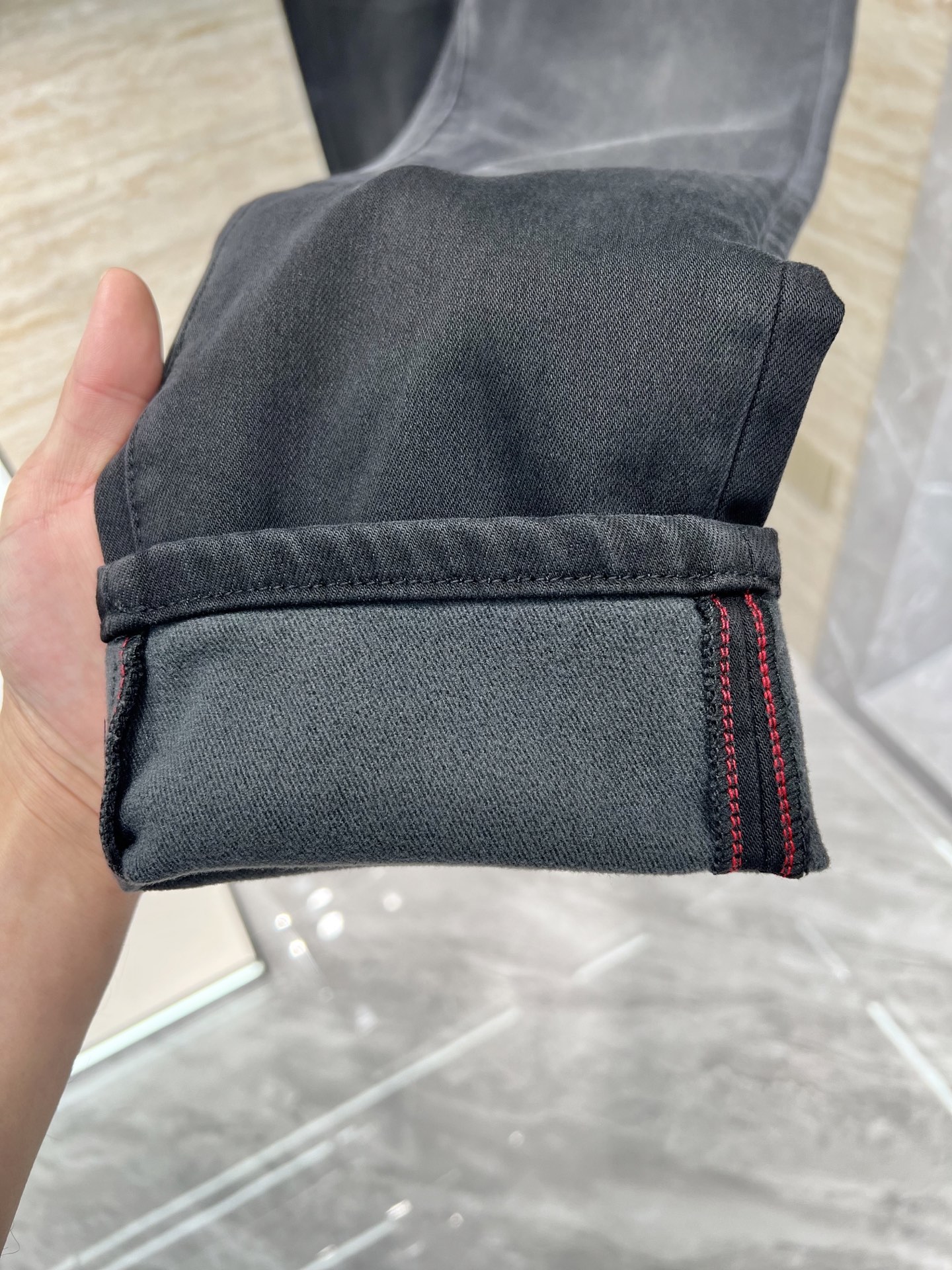 —— FEMGL ——𝟐𝟎𝟐𝟓秋冬上新高订轻奢牛仔 现货供应 特殊成份莱赛尔面料 加厚底抓绒𝟏𝟔𝟎𝟐# 