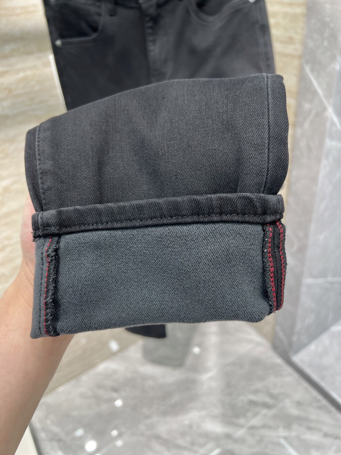 —— FEMGL ——𝟐𝟎𝟐𝟓秋冬上新高订轻奢牛仔 现货供应 特殊成份莱赛尔面料 加厚底抓绒𝟏𝟓𝟕𝟔# 