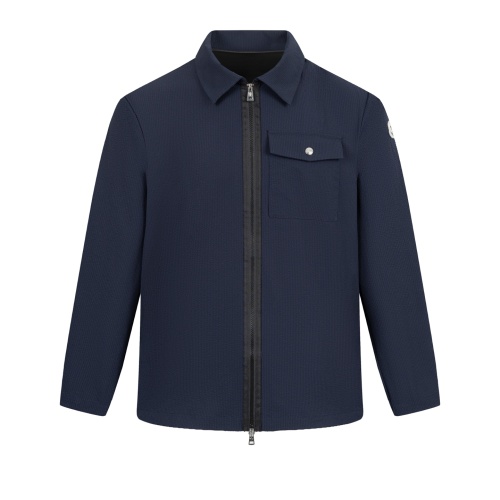 Moncler Wrinkle-Effect Cotton-Blend Zip-Up Jacket - Breathable & Durable 1 Moncler Wrinkle-Effect Cotton-Blend Zip-Up Jacket - Breathable & Durable
