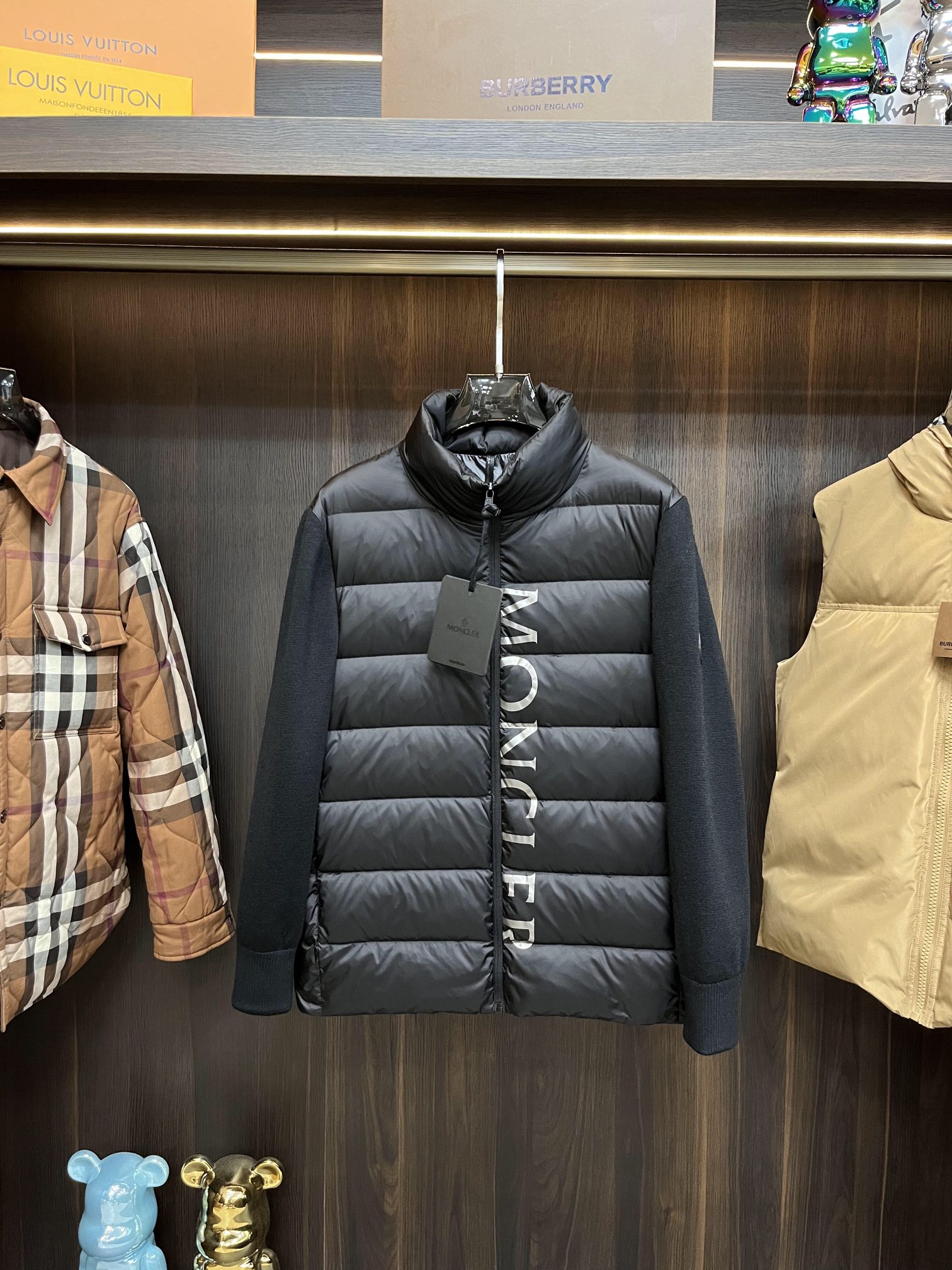 Moncler Wholesale
 Clothing Coats & Jackets Down Jacket White Splicing Down Duck Wool Fall/Winter Collection