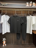 Gucci Abbigliamento T-Shirt Completi Due Pezzi & Set Coordinati Ricamo Cotone Fashion Maniche corte