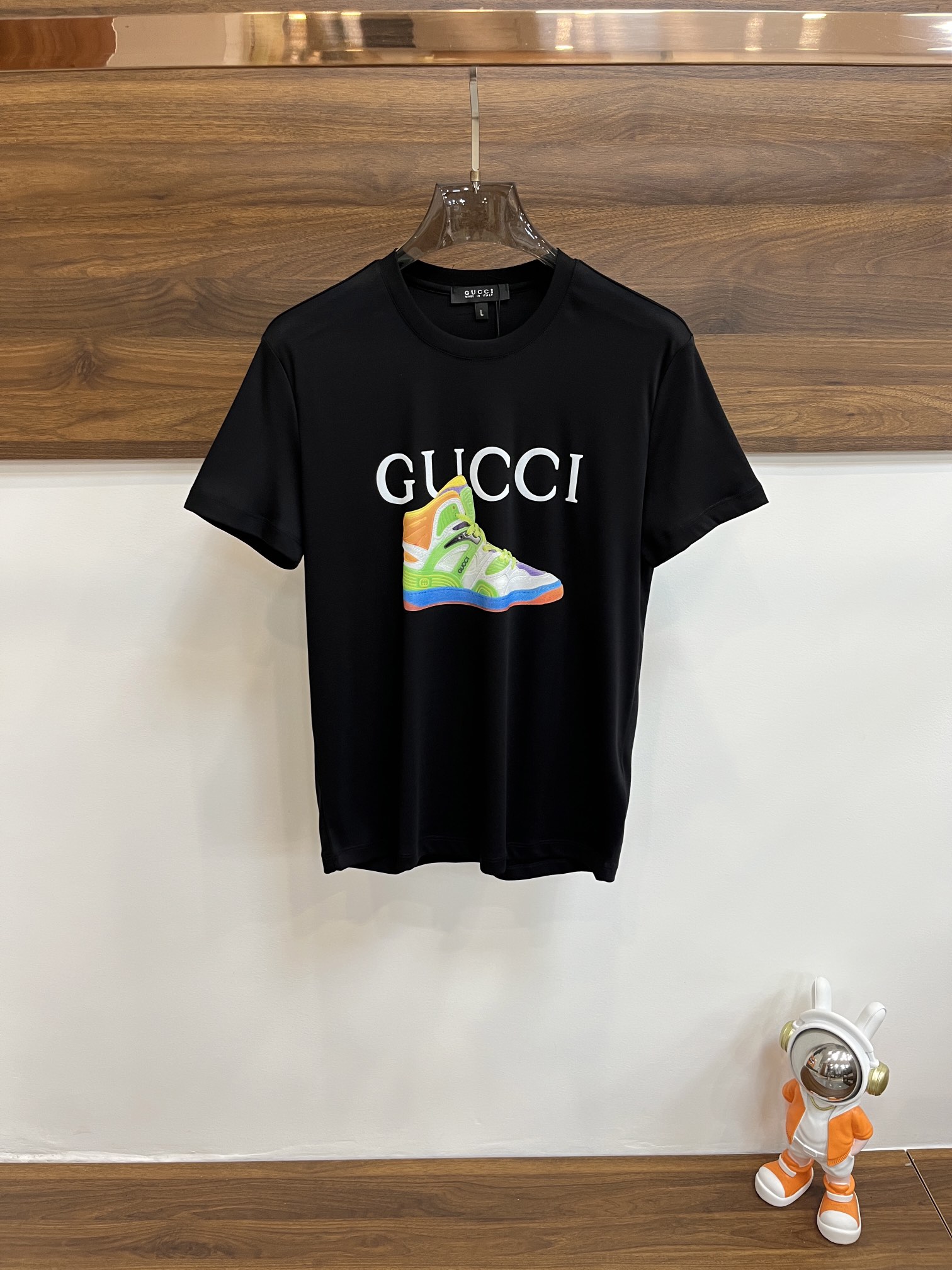 主推Gucci2024ss早春新款发布️古琦圆领T恤logo印花穿上就是舒适自在又显瘦的存在慵懒而随性结