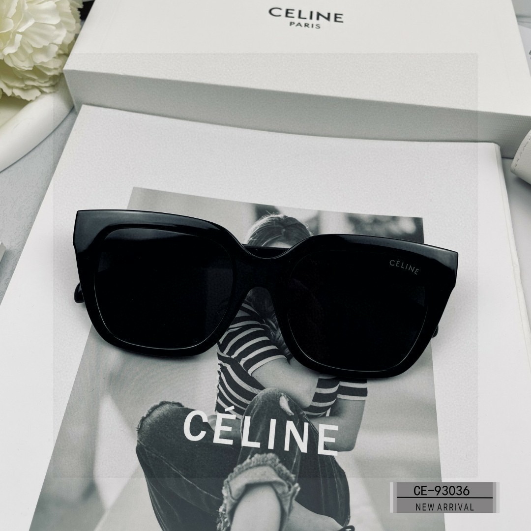 .法国塞林-CELINE️.宝丽来树脂偏光镜片️.TR90镜架轻便佩戴舒适.size58-17-142.