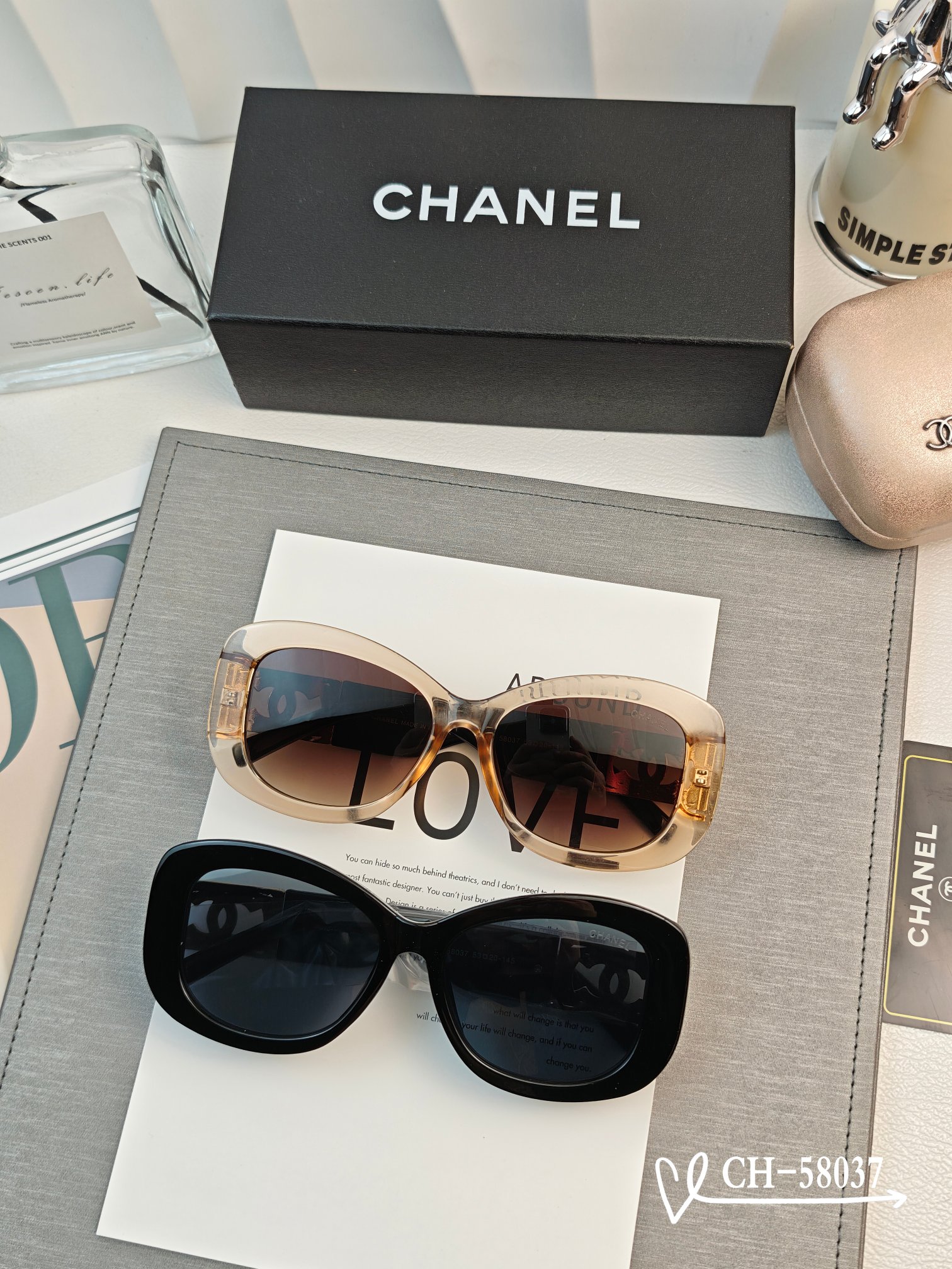   👓.【法国香奈儿-CHANEL】
         🕶.【宝丽来树脂高清镜片】
         ⭐