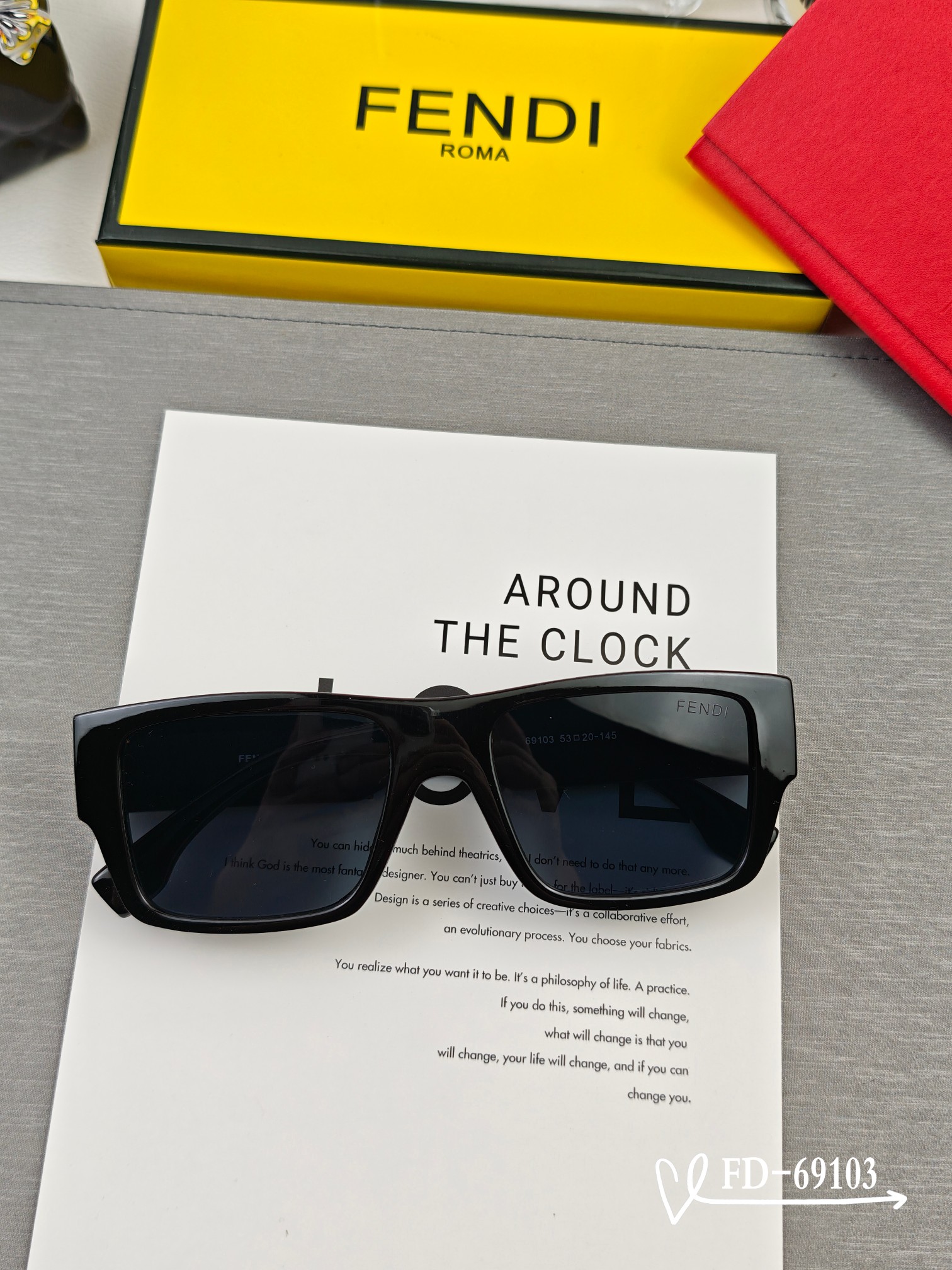   👓.【意大利芬迪-FENDI】
         🕶.【宝丽来树脂偏光镜片】
         ⭐️