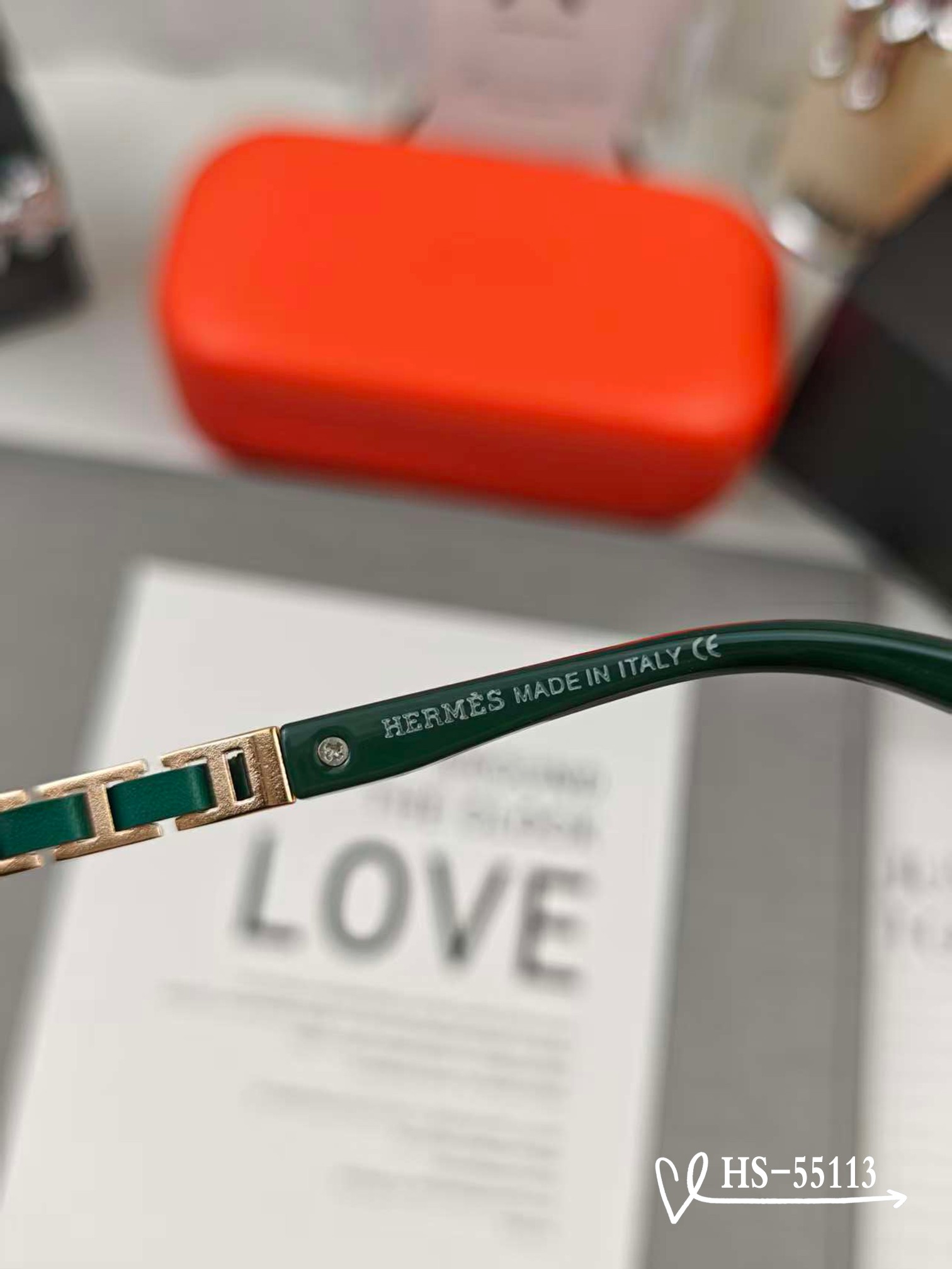    👓.【爱马仕-HERMES】
         🕶.【宝丽来树脂偏光镜片】
         ⭐️