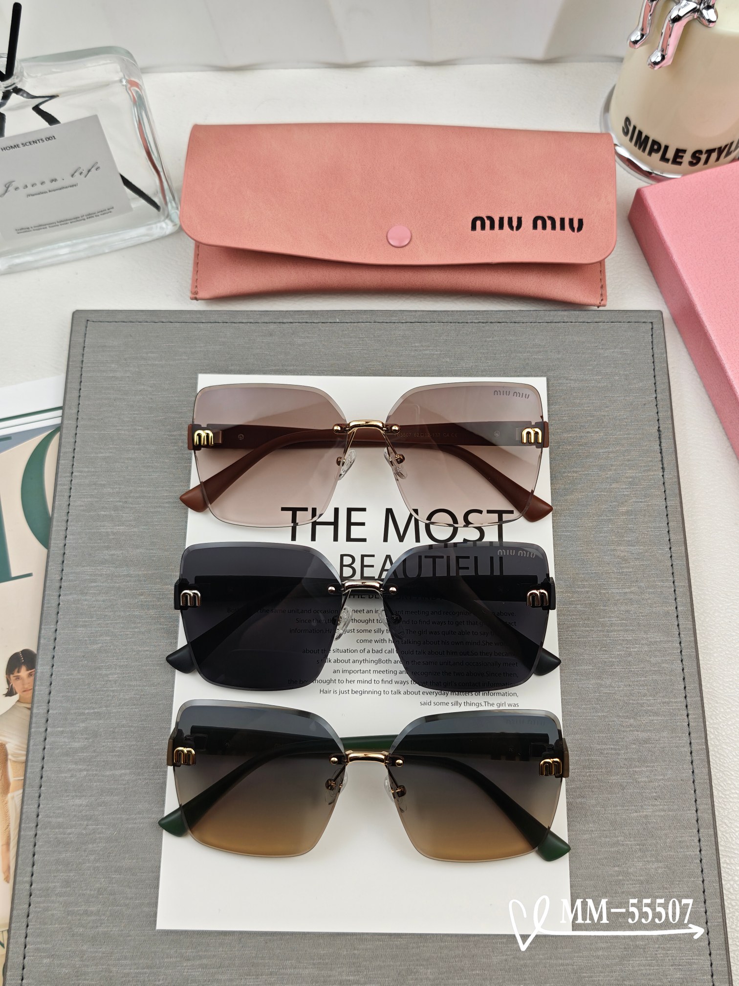   👓.【意大利谬谬-miumiu】
         🕶.【宝丽来树脂偏光镜片】
         ⭐
