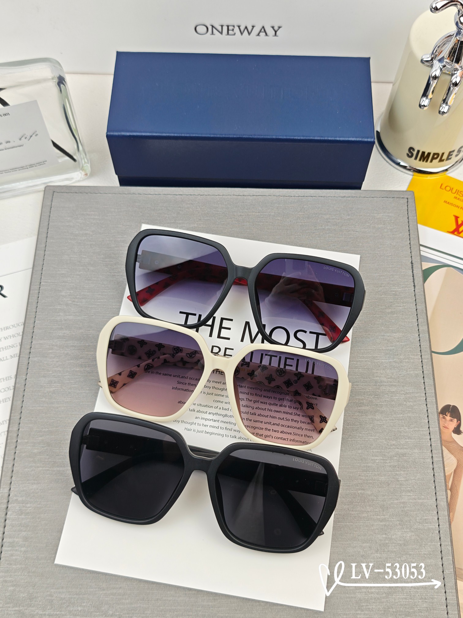   👓.【路易威登-LV】
         🕶.【宝丽来树脂镜片】
         ⭐️.【TR镜架