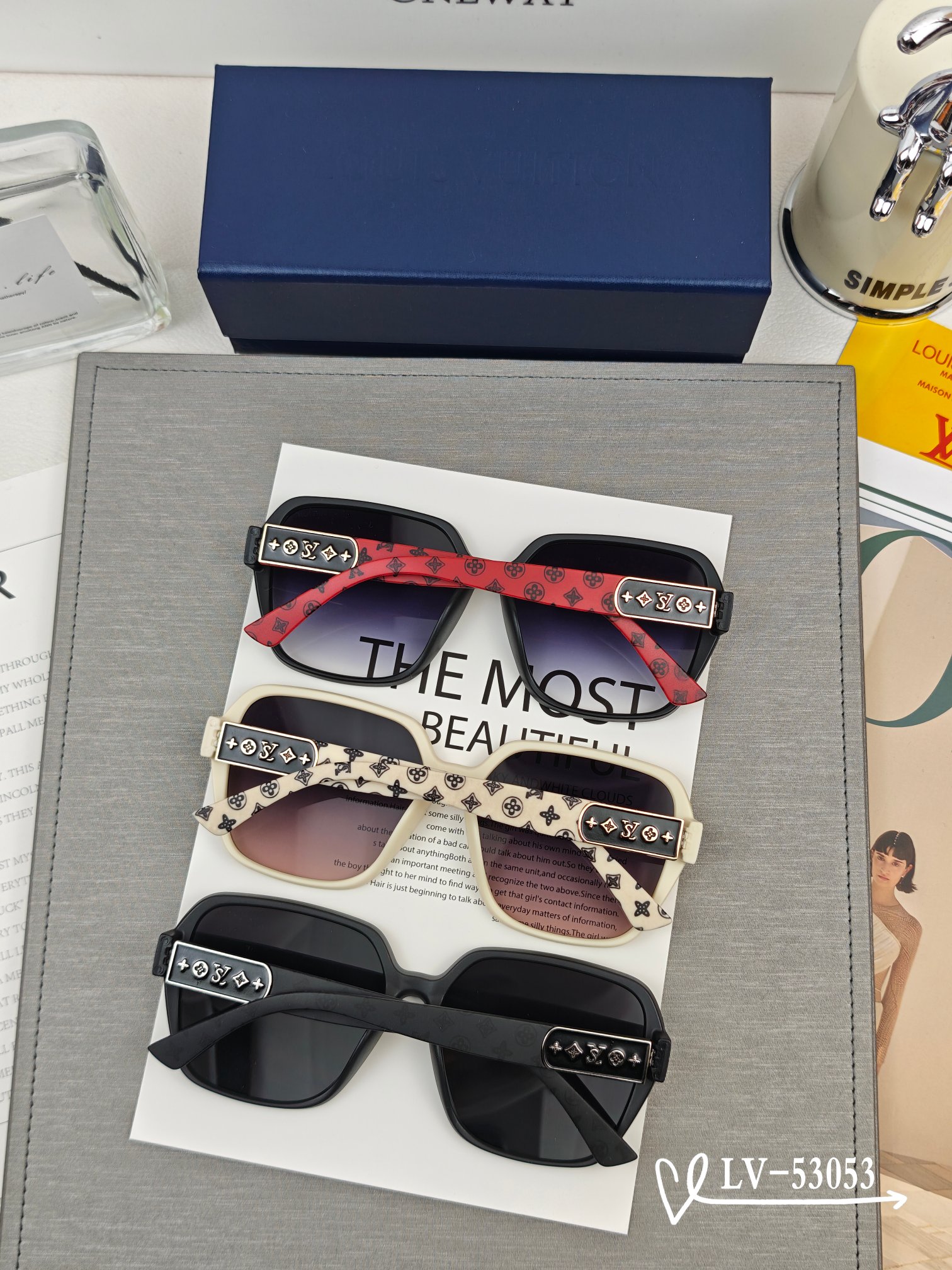   👓.【路易威登-LV】
         🕶.【宝丽来树脂镜片】
         ⭐️.【TR镜架