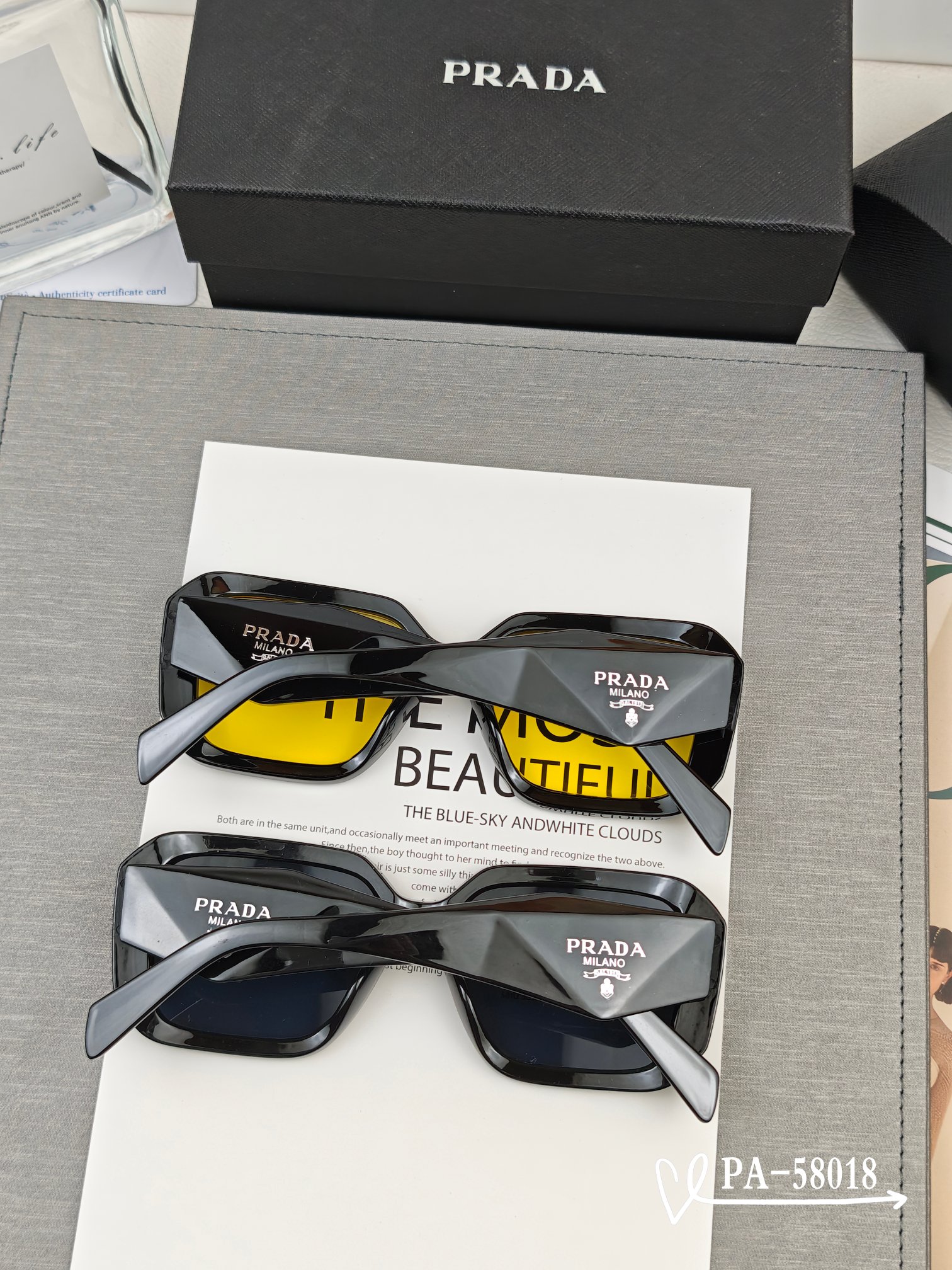   👓.【PRADA-普拉达】
         🕶.【宝丽来树脂镜片】
         ⭐️.【T
