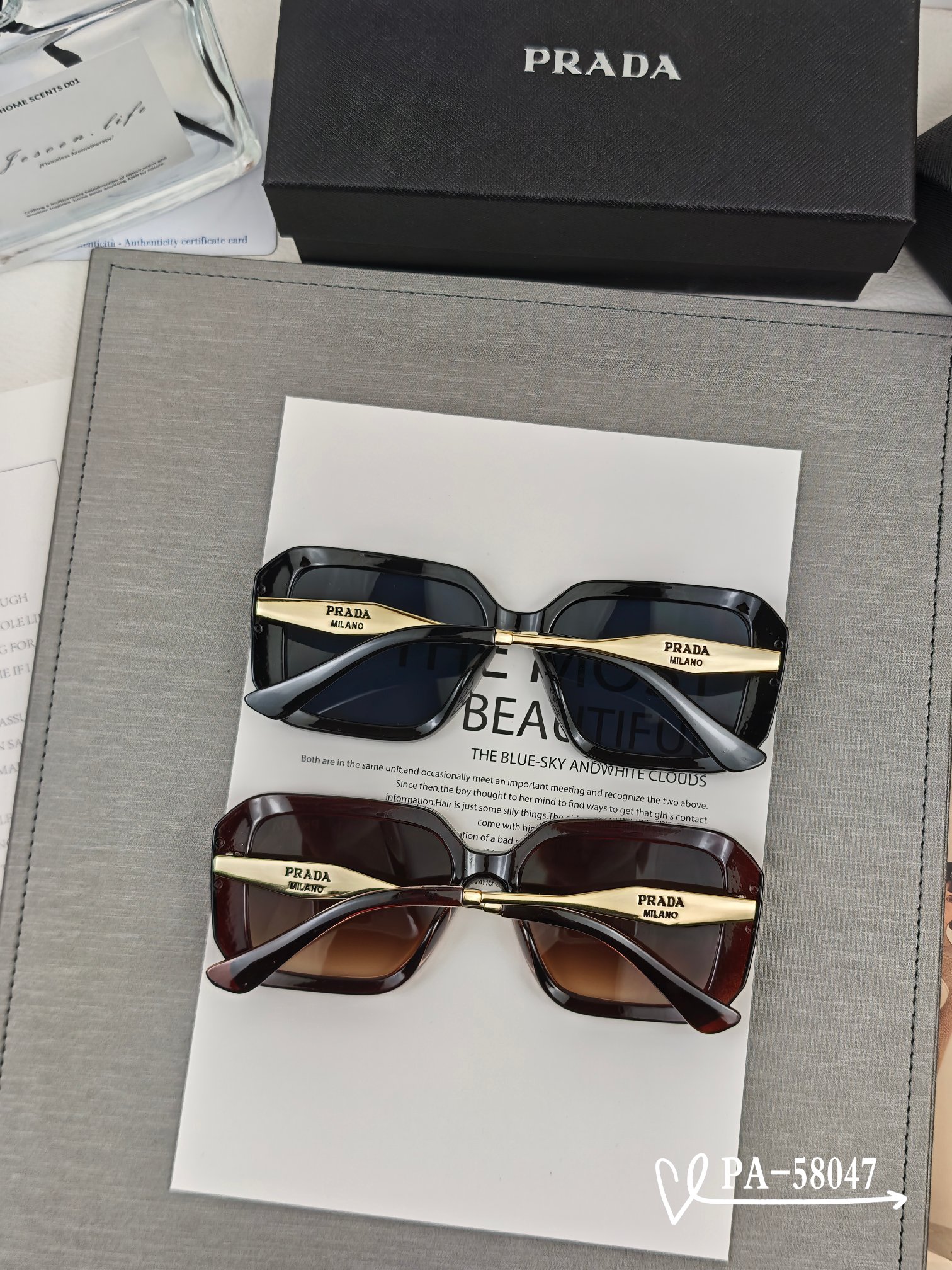    👓.【PRADA-普拉达】
         🕶.【宝丽来树脂镜片】
         ⭐️.【T