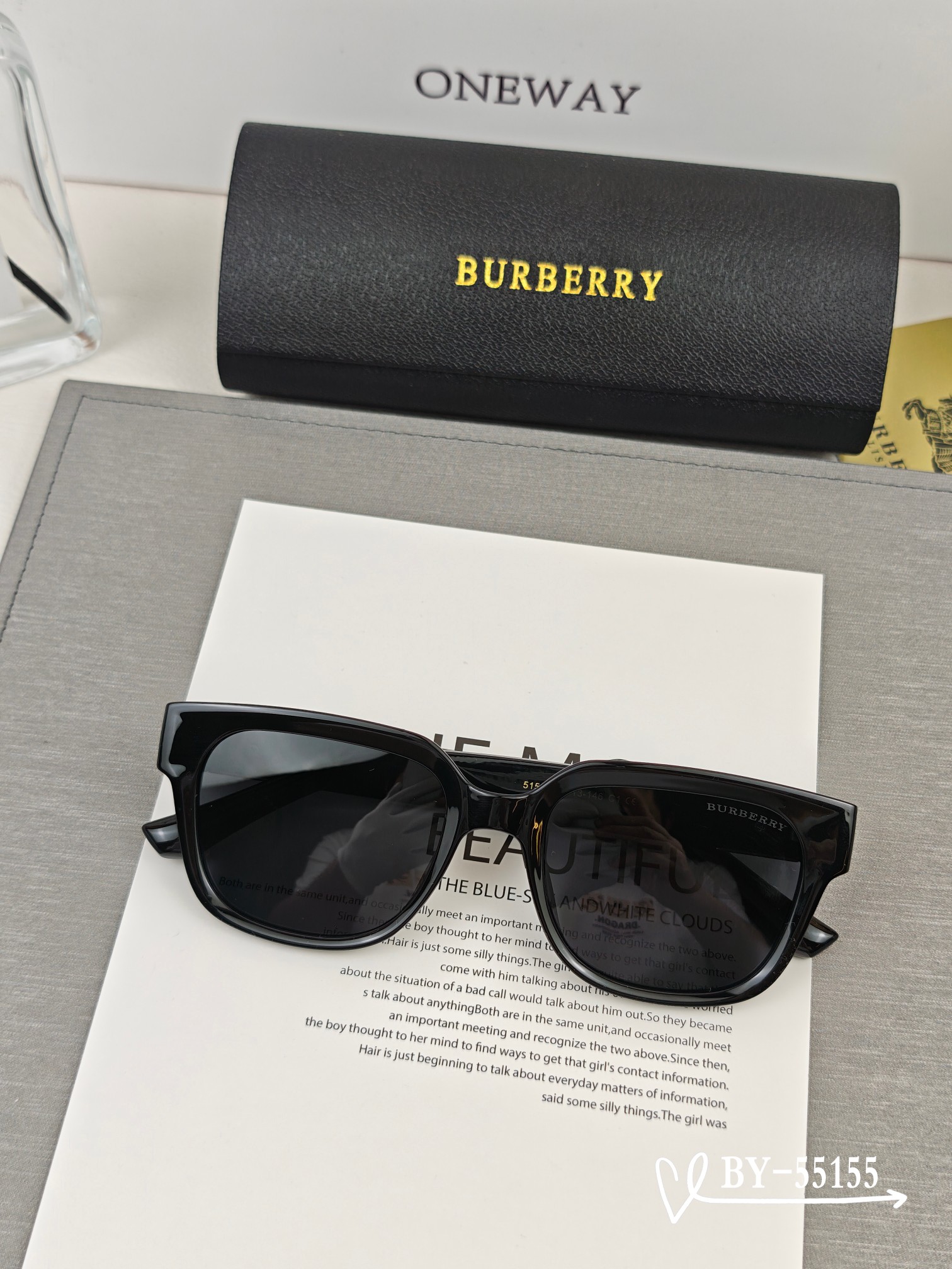   👓.【Burberry-巴宝莉】
         🕶.【宝丽来树脂偏光镜片】
         ⭐