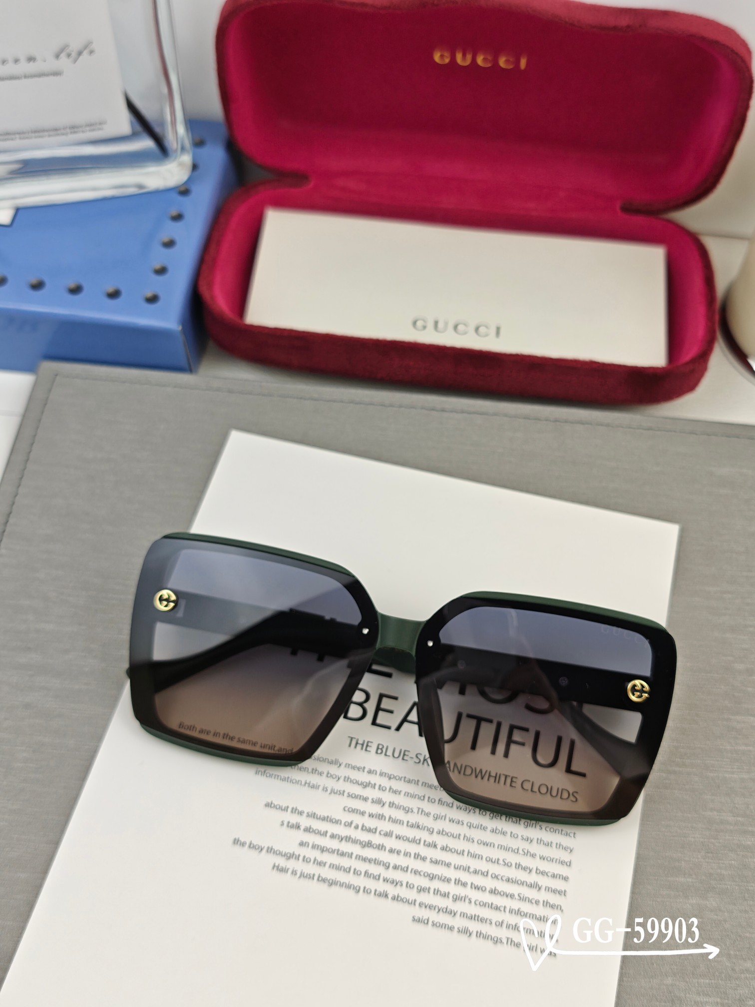  👓.【意大利古奇-GUCCI】
         🕶.【宝丽来树脂高清镜片】
         ⭐️