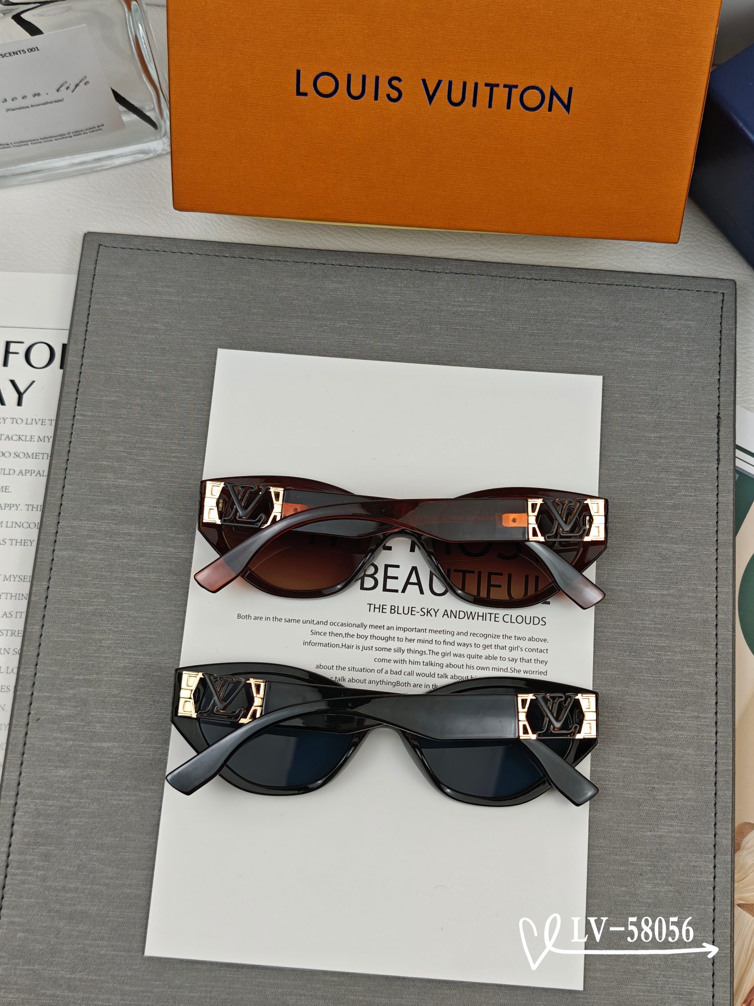   👓.【路易威登-LV】
         🕶.【宝丽来树脂镜片】
         ⭐️.【TR镜架