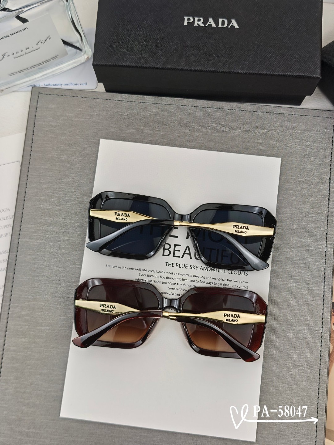   👓.【PRADA-普拉达】
         🕶.【宝丽来树脂镜片】
         ⭐️.【TR