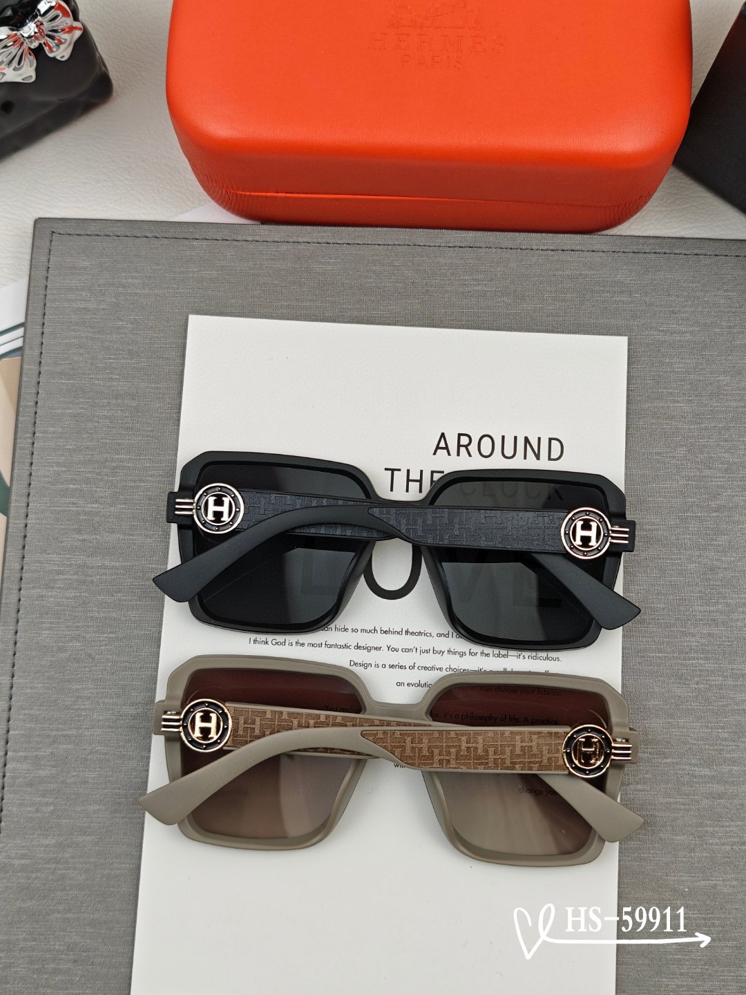    👓.【爱马仕-HERMES】
         🕶.【宝丽来树脂偏光镜片】
         ⭐️
