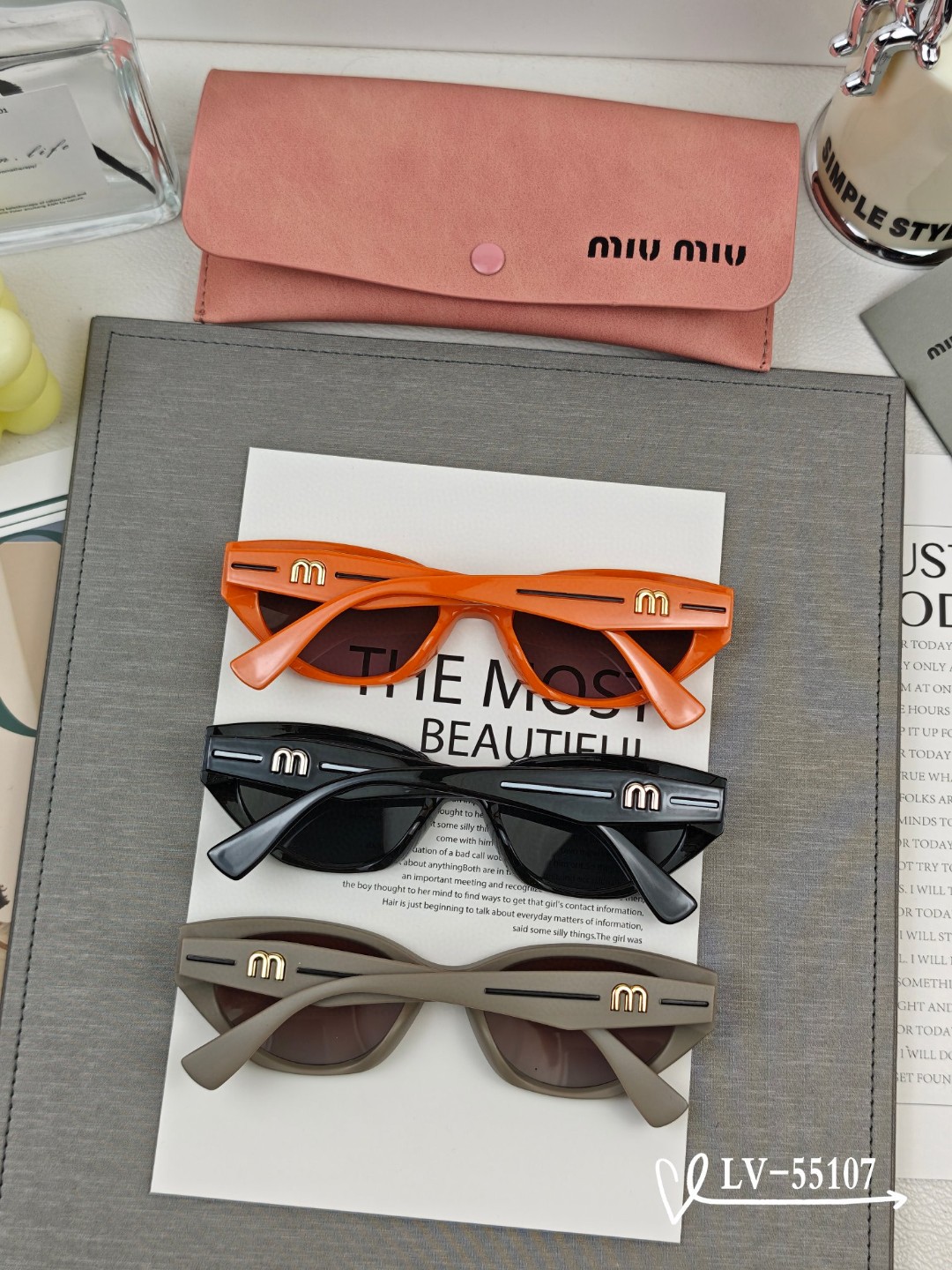   👓.【意大利谬谬-miumiu】
         🕶.【宝丽来树脂偏光镜片】
         ⭐