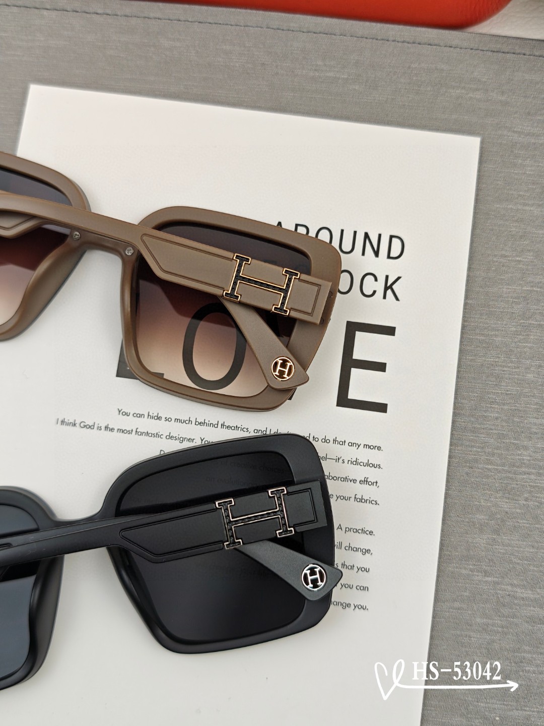    👓.【爱马仕-HERMES】
         🕶.【宝丽来树脂偏光镜片】
         ⭐️