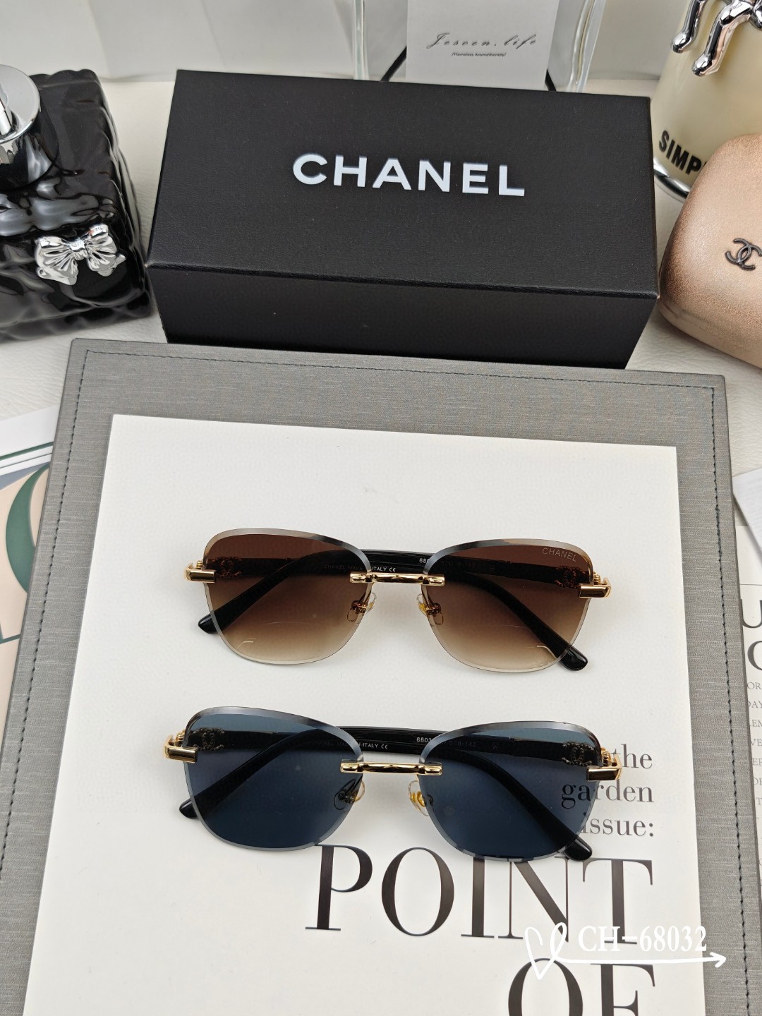   👓.【法国香奈儿-CHANEL】
         🕶.【宝丽来树脂高清镜片】
         ⭐