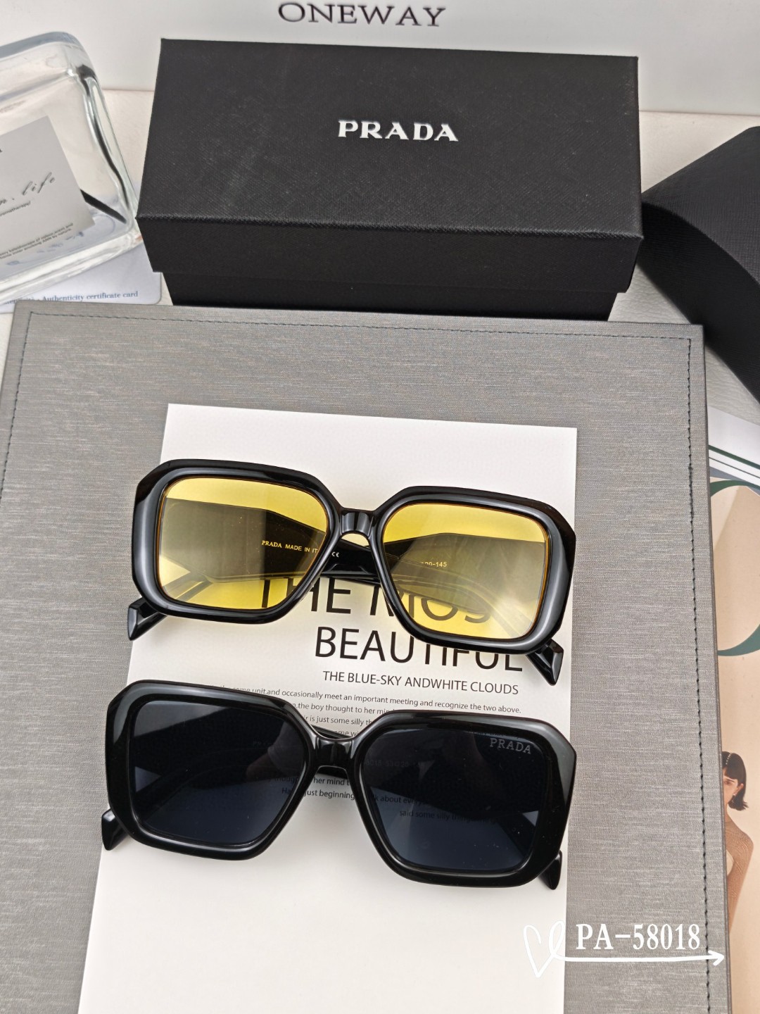   👓.【PRADA-普拉达】
         🕶.【宝丽来树脂镜片】
         ⭐️.【TR