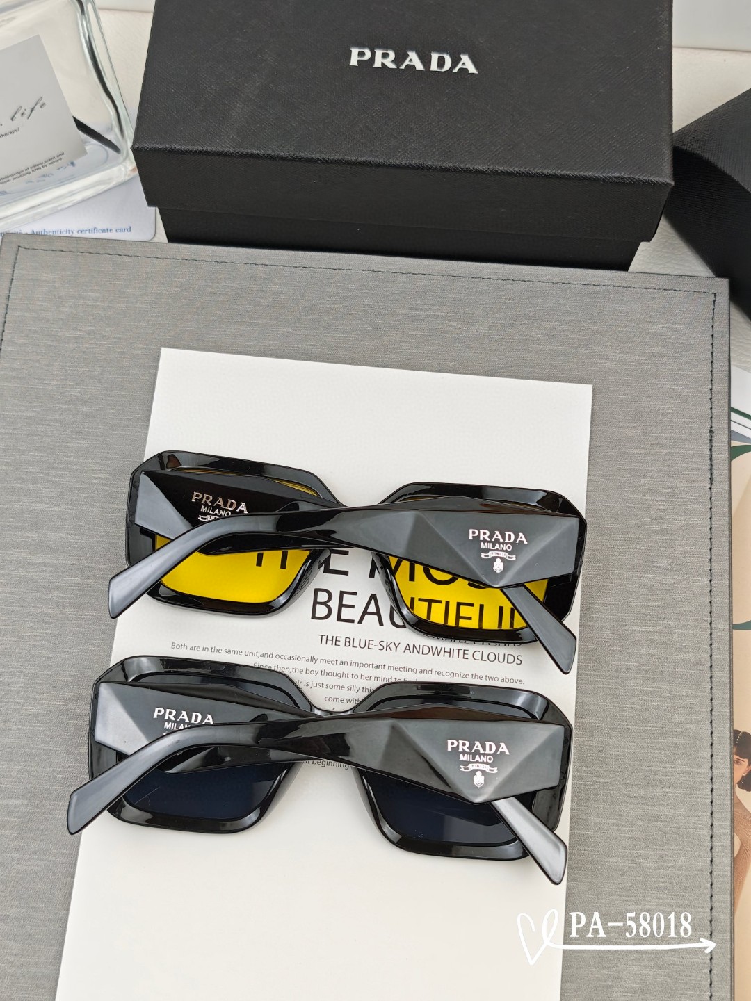   👓.【PRADA-普拉达】
         🕶.【宝丽来树脂镜片】
         ⭐️.【TR