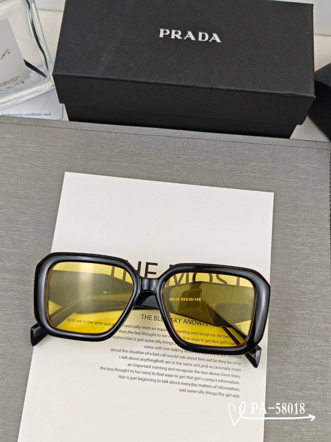   👓.【PRADA-普拉达】
         🕶.【宝丽来树脂镜片】
         ⭐️.【TR