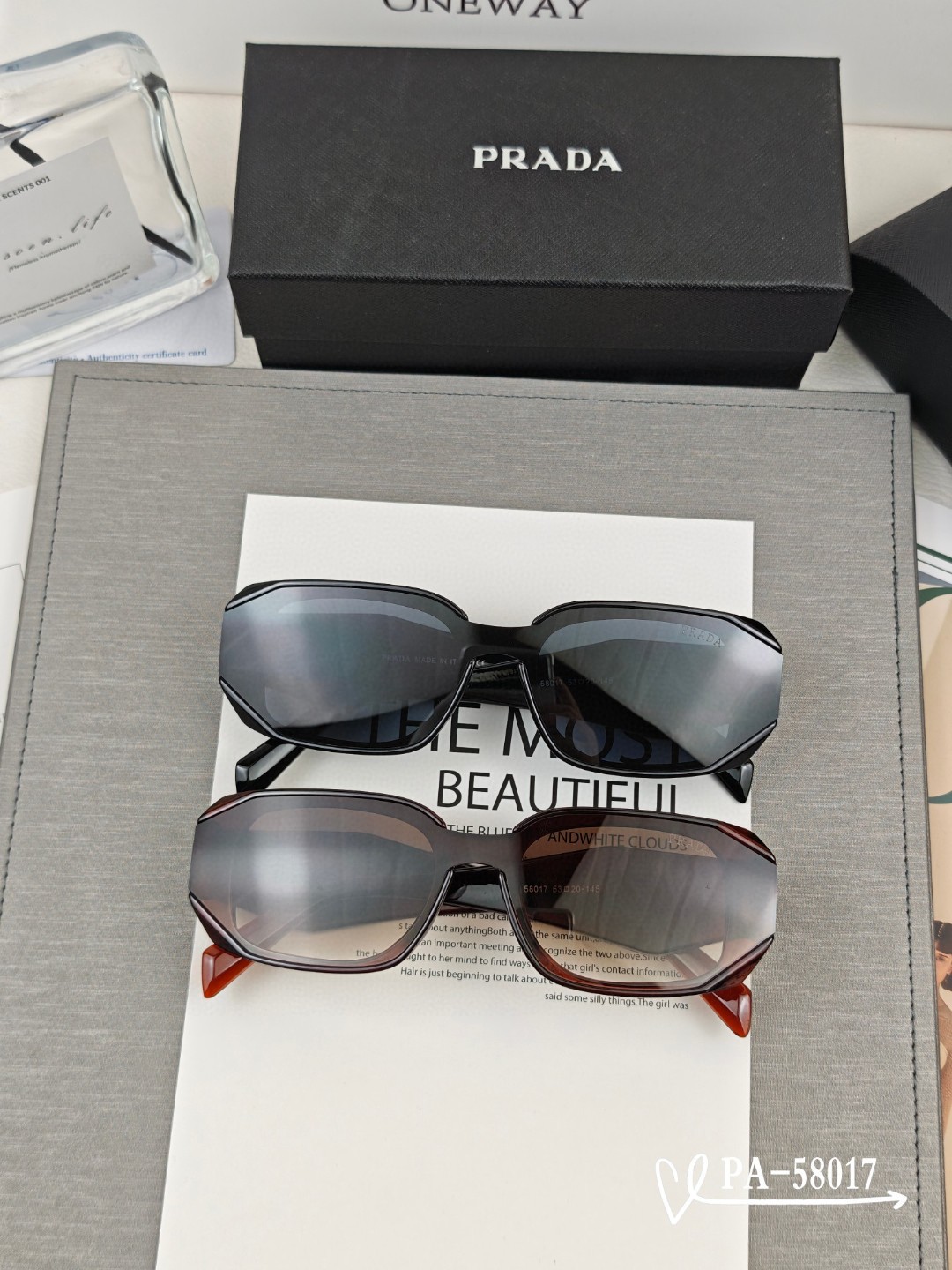  👓.【PRADA-普拉达】
         🕶.【宝丽来树脂镜片】
         ⭐️.【TR