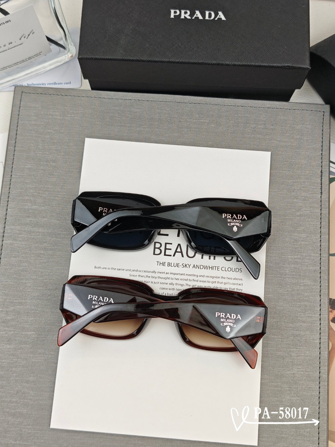   👓.【PRADA-普拉达】
         🕶.【宝丽来树脂镜片】
         ⭐️.【TR