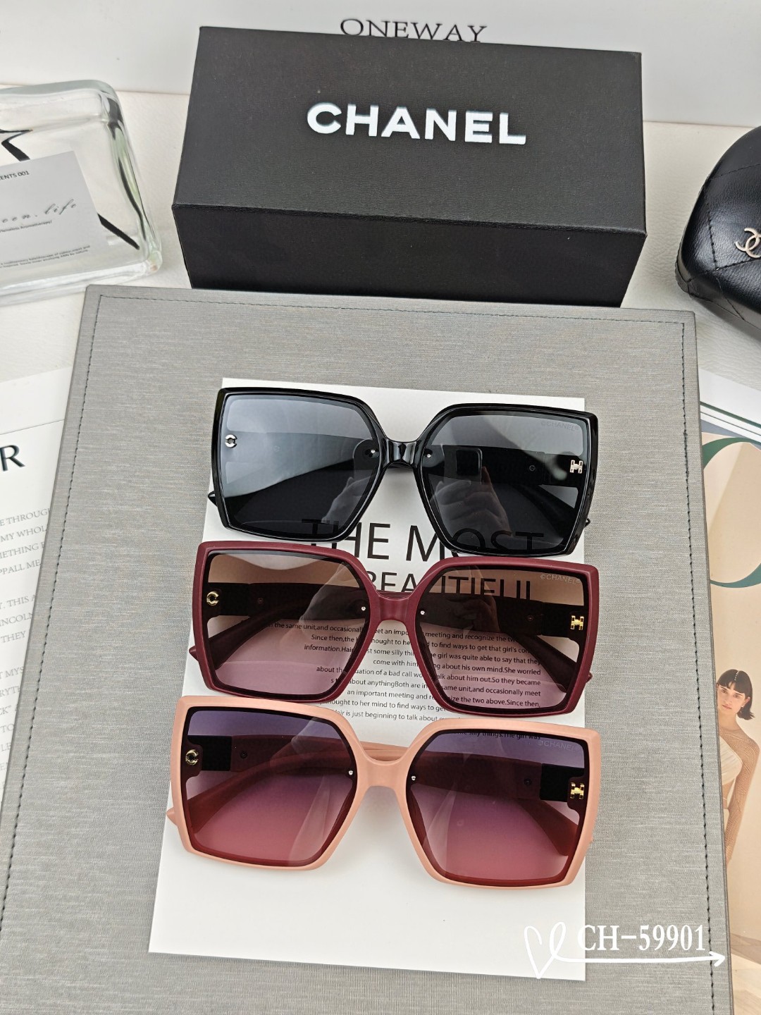   👓.【法国香奈儿-CHANEL】
         🕶.【宝丽来树脂高清镜片】
         ⭐