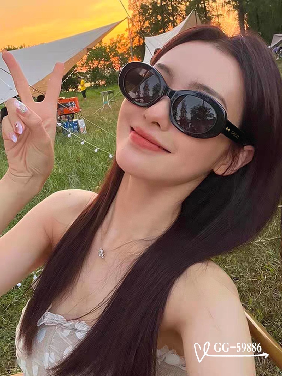 NO:252748,.【Italian Gucci-GUCCI】.【Polaroid resin high-definition lens】.【TR frame-light and comfortable to wear】.【size57-16-148,】.【New GG home sunglasses reduce the burden of strong light, block harmful light and prevent radiation, essential products for travel and matching clothes, you can also use it when driving!  Lead the new fashion concept and don't let the sun disturb your interest.Model59886♀】GlassesSunglassesSunglasses,Glasses,gucci,gucci19860909.【意大利古奇-GUCCI】 .【宝丽来树脂高清镜片】 .【TR镜架-轻便佩戴舒适】 .【size57-16-148,】 .【新款GG家太阳镜减轻强光负担,遮挡有害光线防辐射,出行旅游搭配衣服必备品,开车也可以用哦！引领时尚新概念,不让阳光打扰你的兴致.Model59886♀】眼镜墨镜太阳镜,眼镜,gucci,gucci,glasses