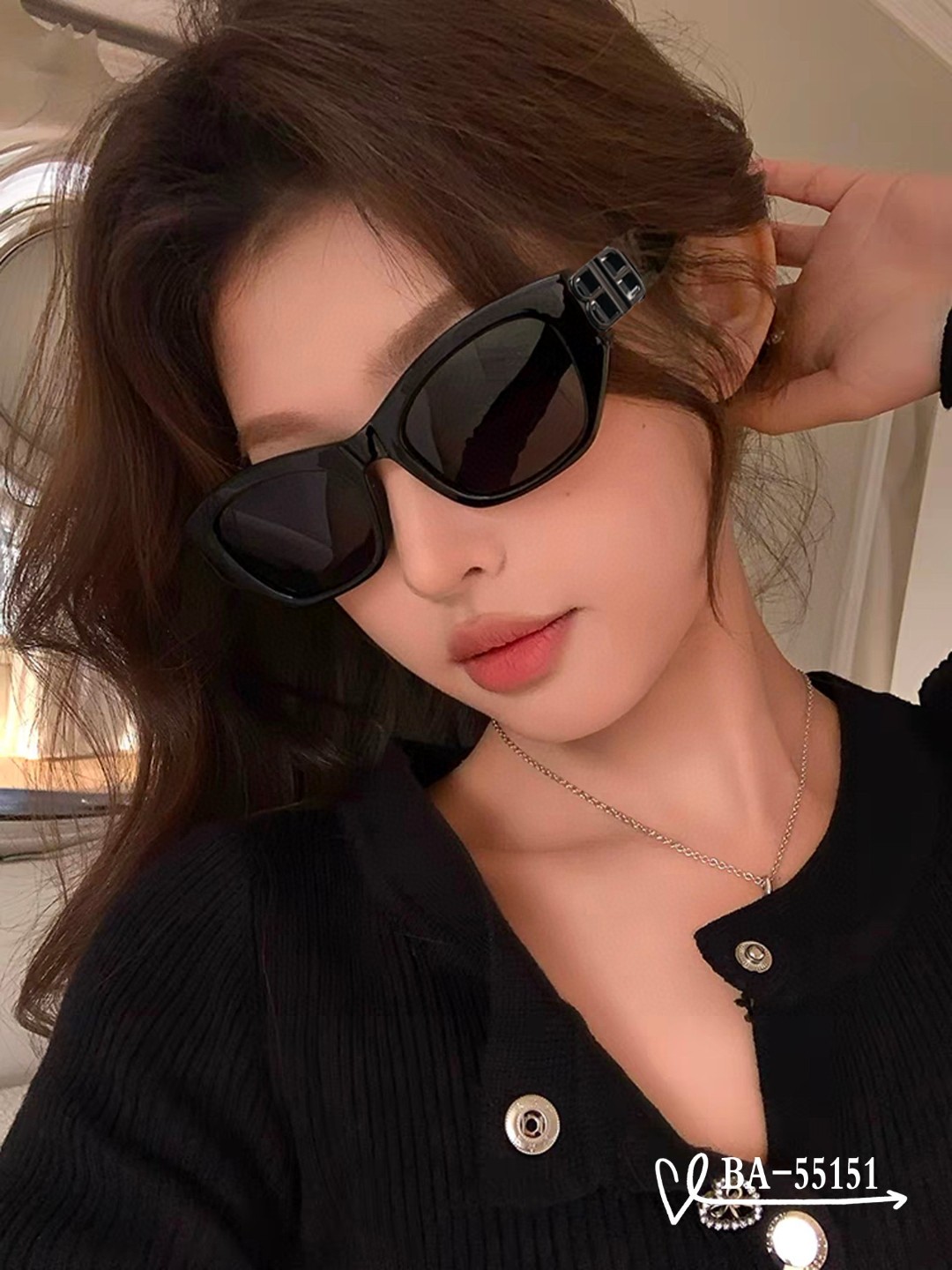   👓.【巴黎世家-Balenciaga】
         🕶.【宝丽来树脂镜片】
         