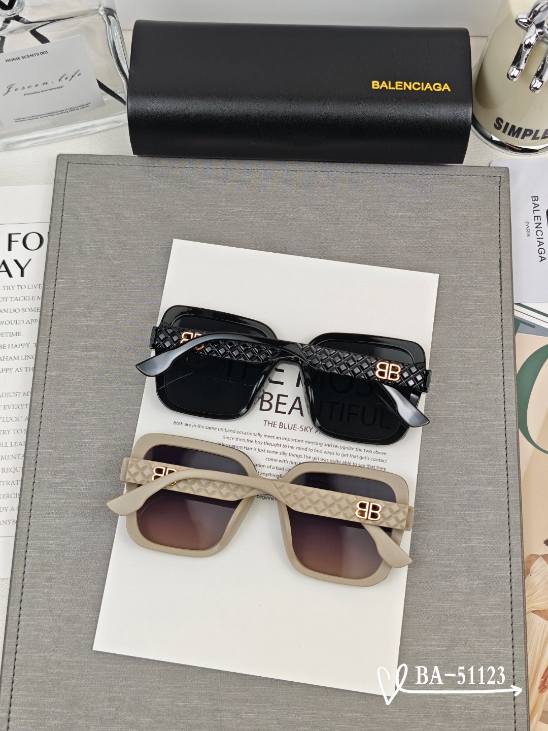   👓.【巴黎世家-Balenciaga】
         🕶.【宝丽来树脂镜片】
         