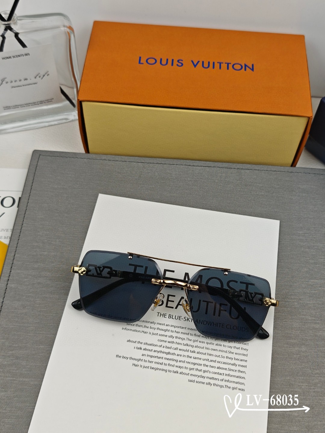    👓.【LV-路易威登】
         🕶️.【宝丽来树脂偏光镜片】
         ⭐️.【