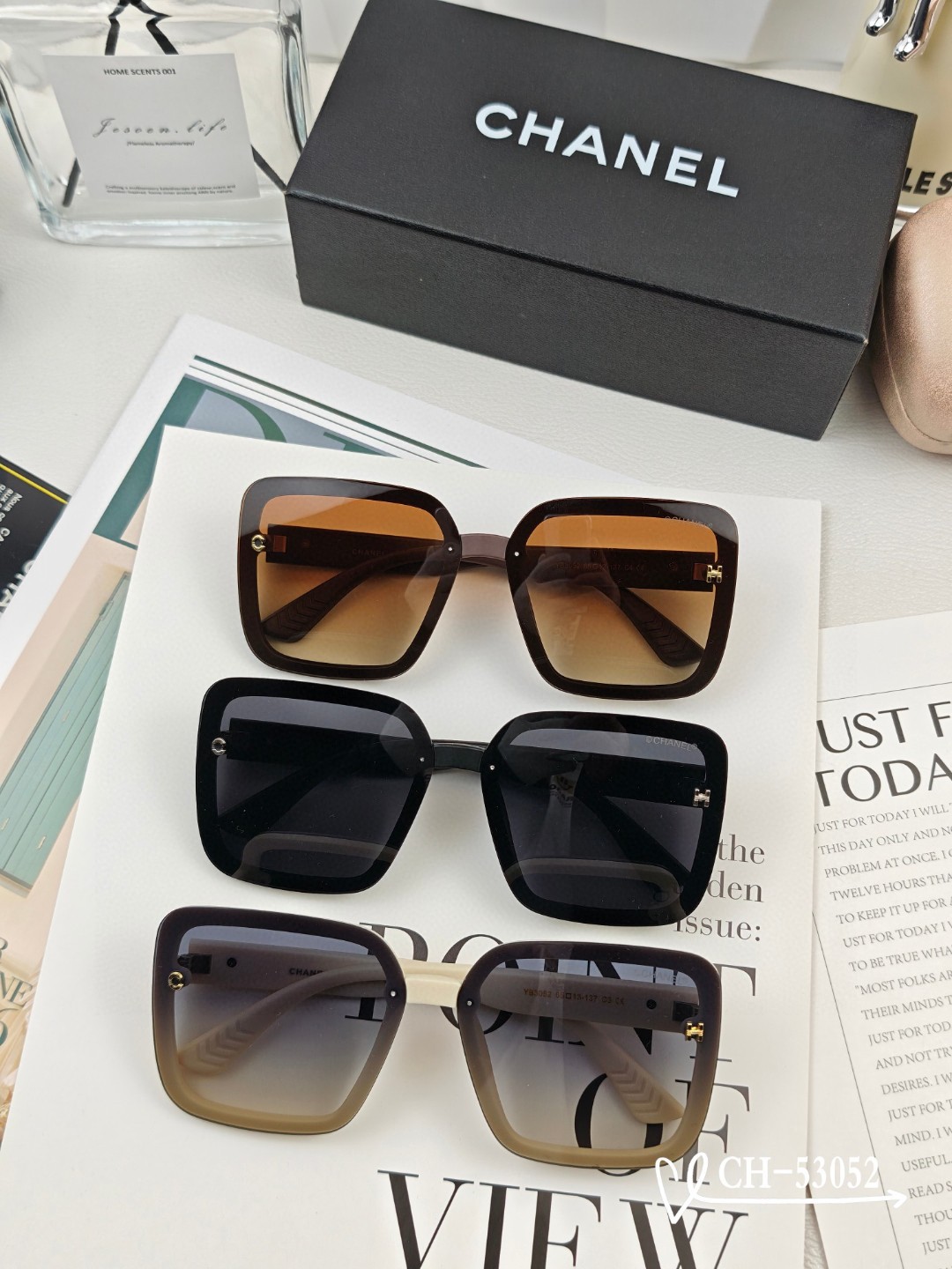   👓.【法国香奈儿-CHANEL】
         🕶.【宝丽来树脂高清镜片】
         ⭐