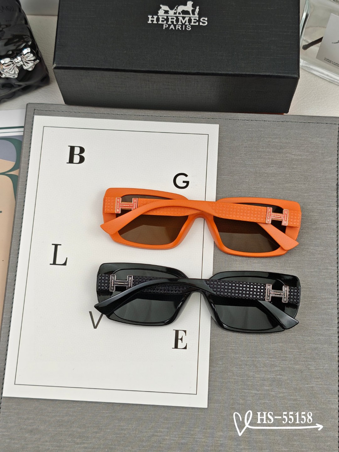    👓.【爱马仕-HERMES】
         🕶.【宝丽来树脂偏光镜片】
         ⭐️