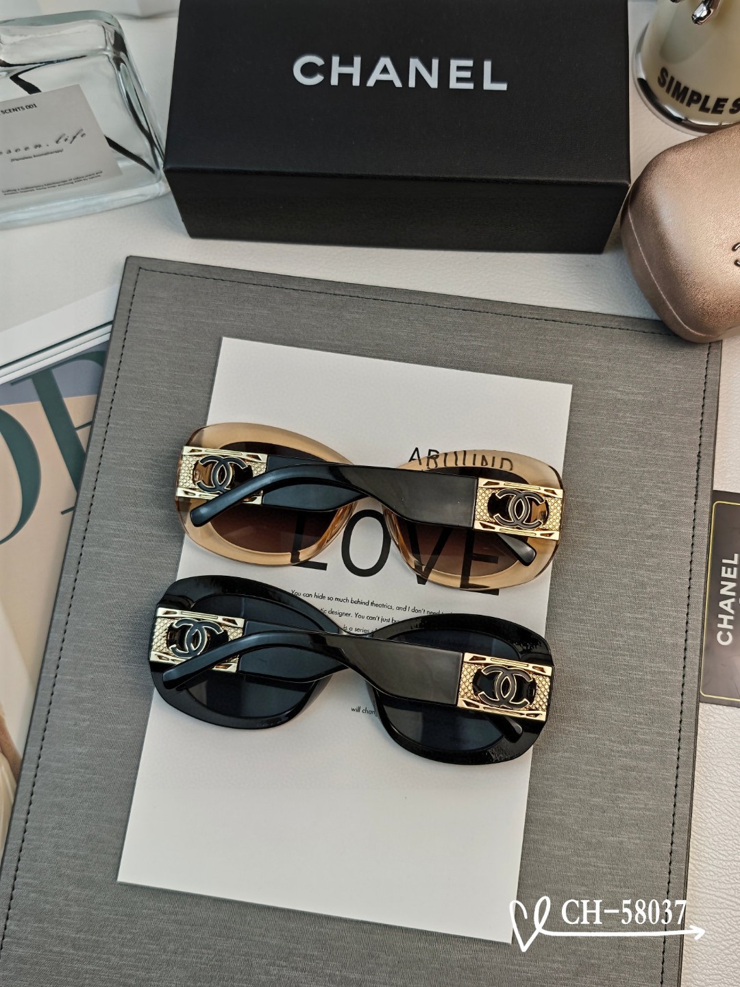   👓.【法国香奈儿-CHANEL】
         🕶.【宝丽来树脂高清镜片】
         ⭐