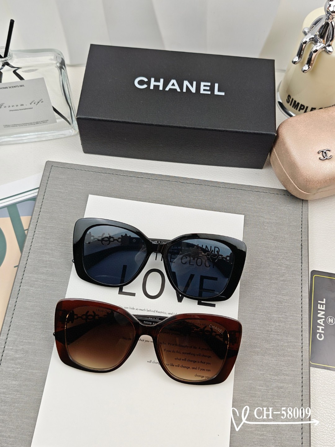  👓.【法国香奈儿-CHANEL】
         🕶.【宝丽来树脂高清镜片】
         ⭐