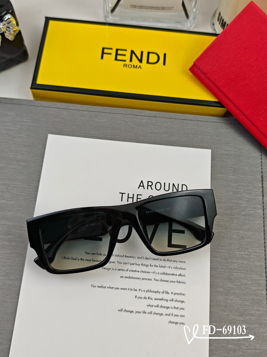   👓.【意大利芬迪-FENDI】
         🕶.【宝丽来树脂偏光镜片】
         ⭐️