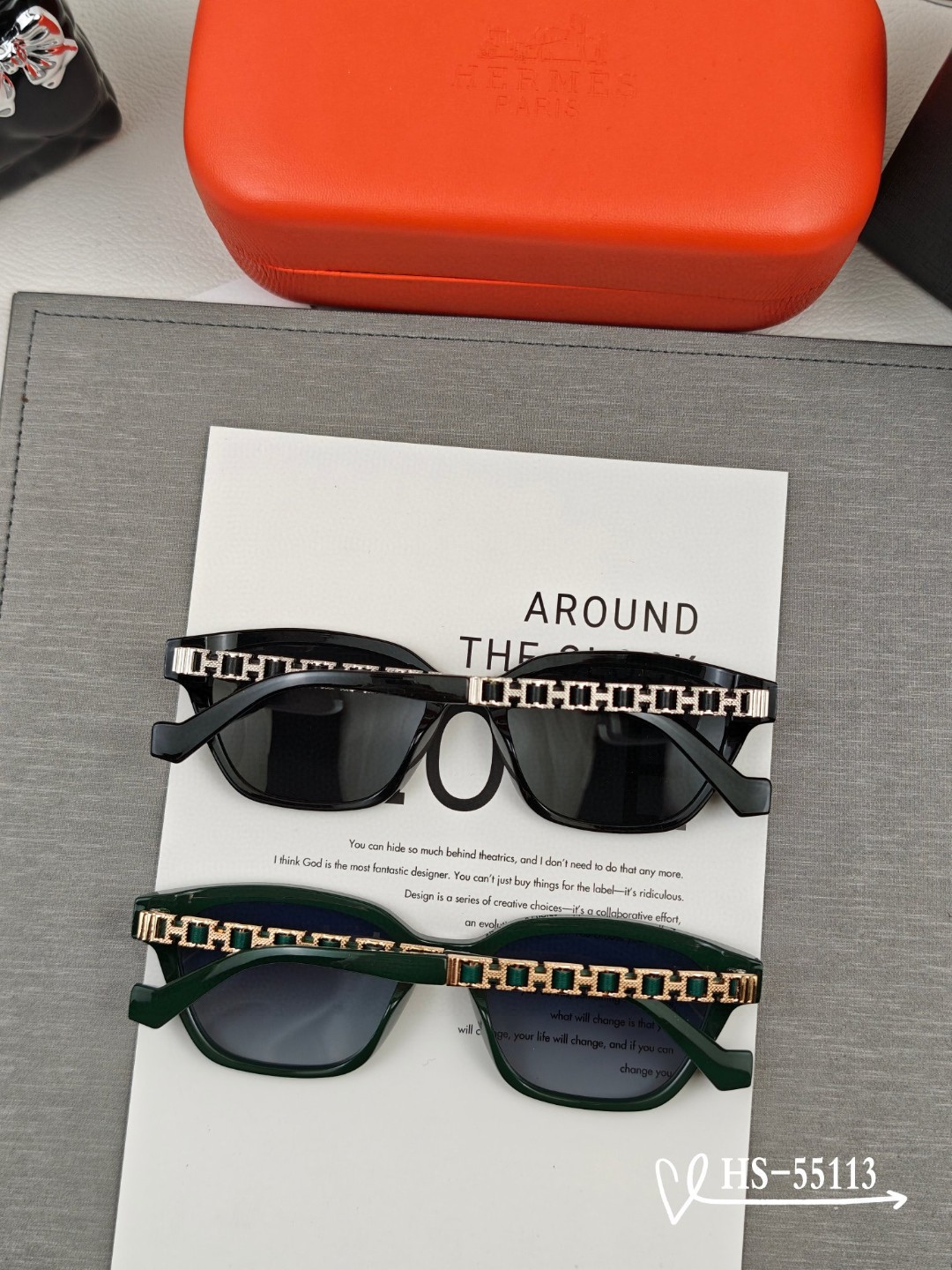    👓.【爱马仕-HERMES】
         🕶.【宝丽来树脂偏光镜片】
         ⭐️