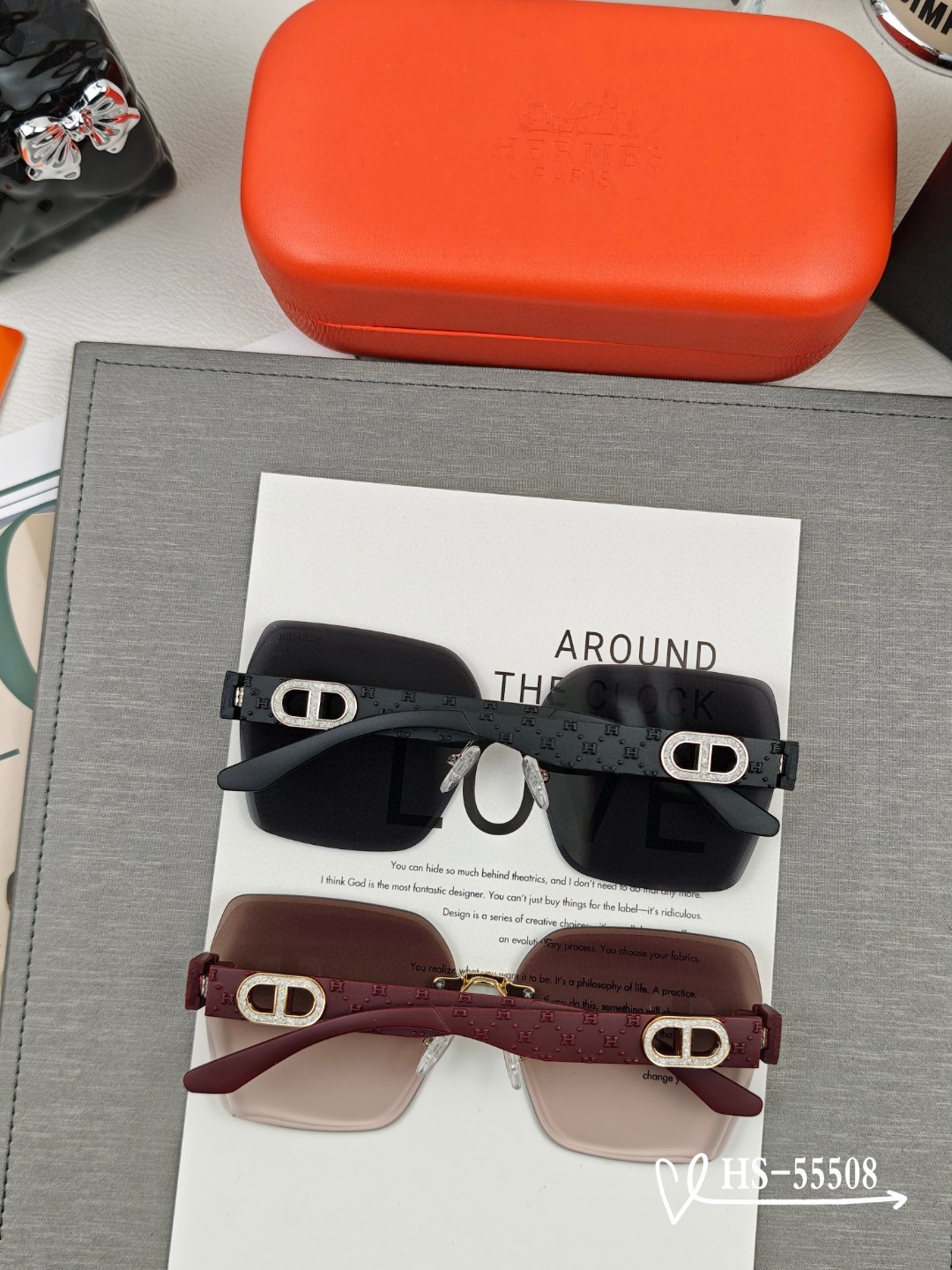    👓.【爱马仕-HERMES】
         🕶.【宝丽来树脂偏光镜片】
         ⭐️