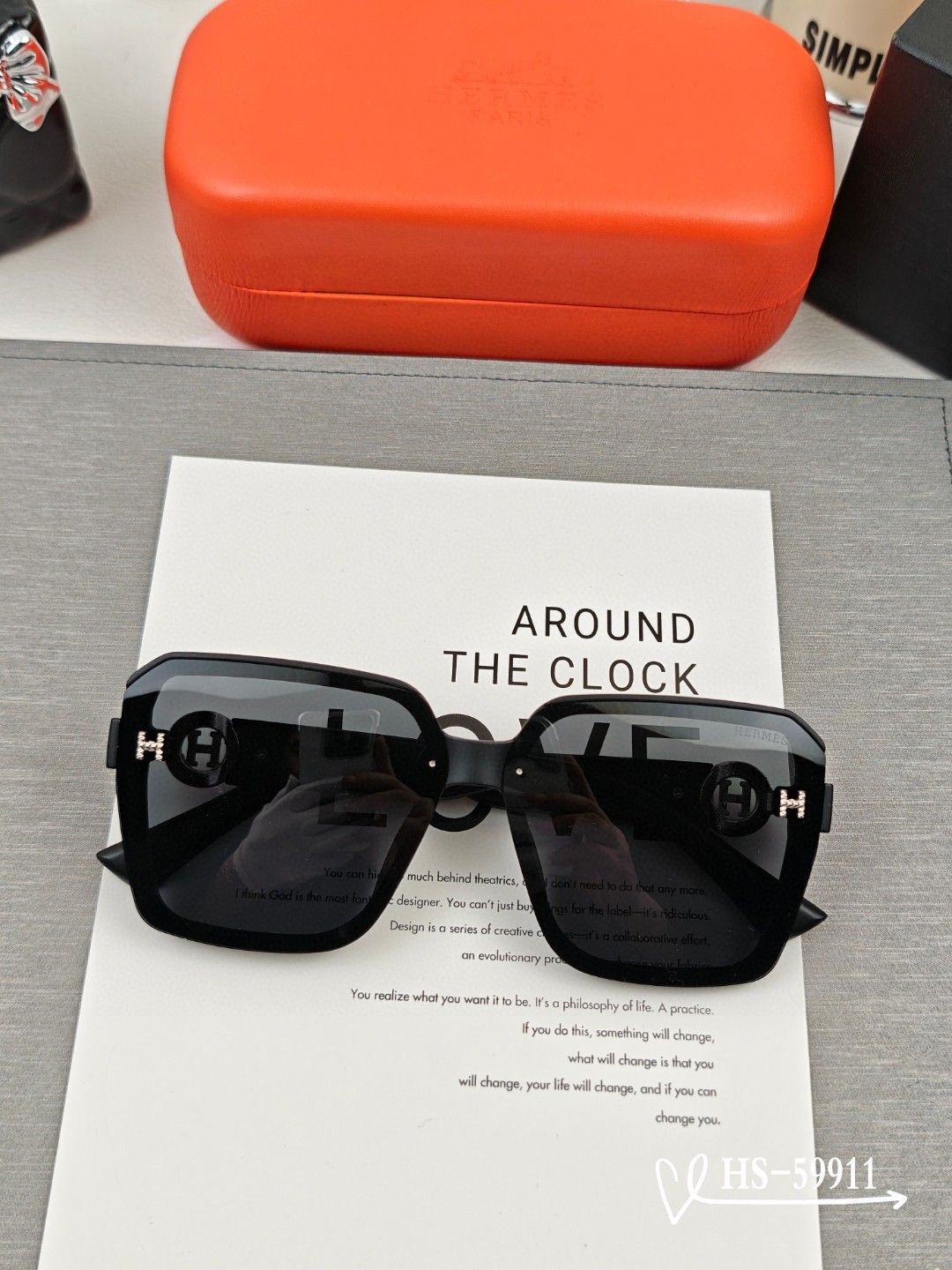    👓.【爱马仕-HERMES】
         🕶.【宝丽来树脂偏光镜片】
         ⭐️
