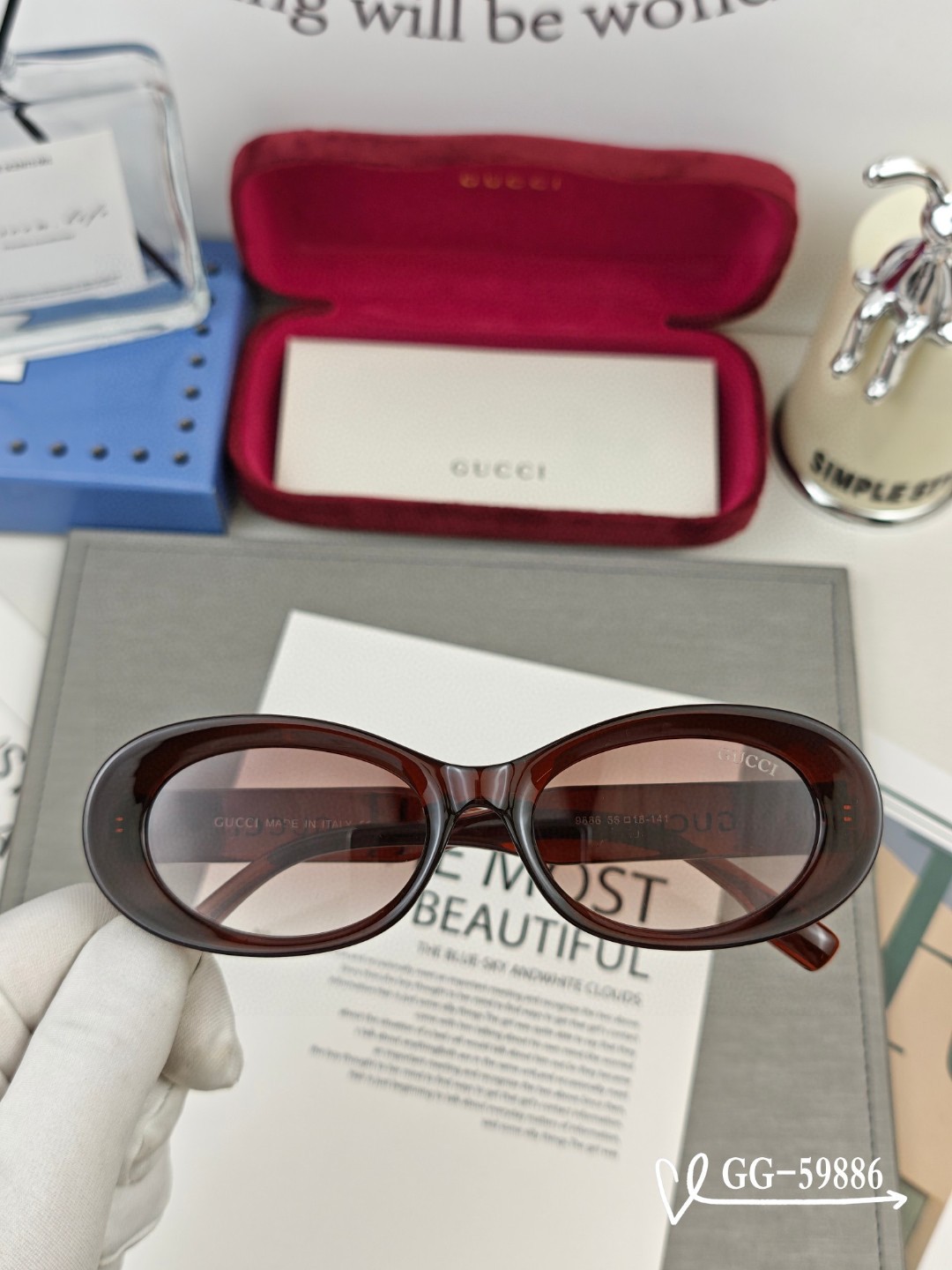   👓.【意大利古奇-GUCCI】
         🕶.【宝丽来树脂高清镜片】
         ⭐️