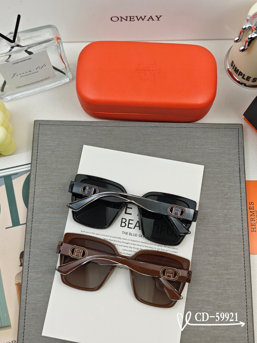    👓.【爱马仕-HERMES】
         🕶.【宝丽来树脂偏光镜片】
         ⭐️