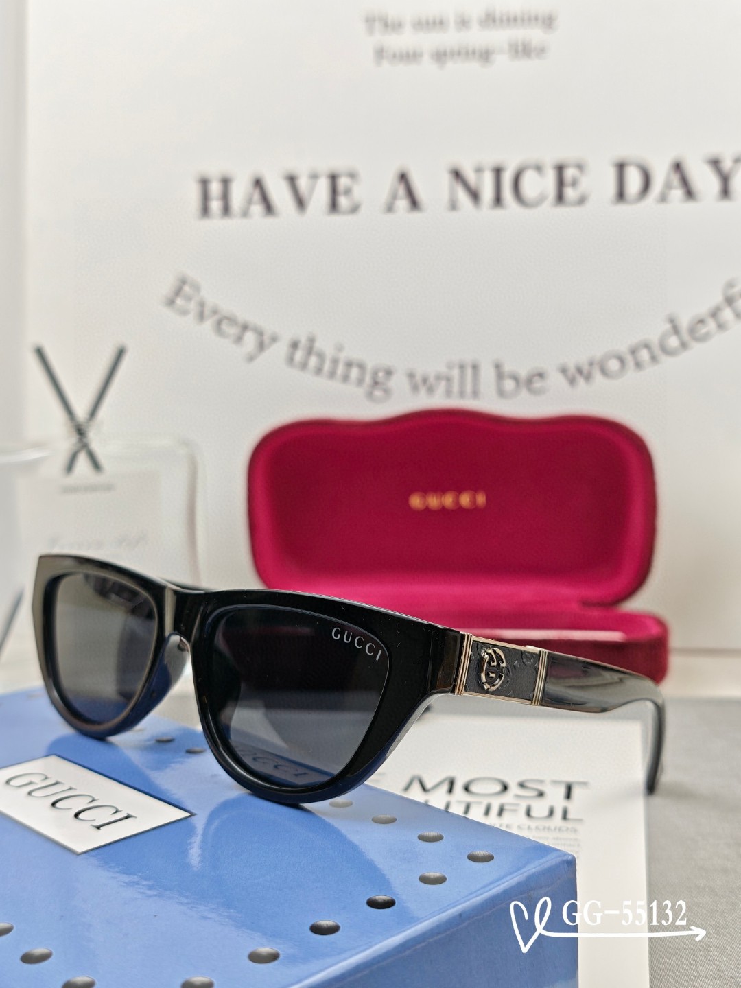   👓.【意大利古奇-GUCCI】
         🕶.【宝丽来树脂高清镜片】
         ⭐️