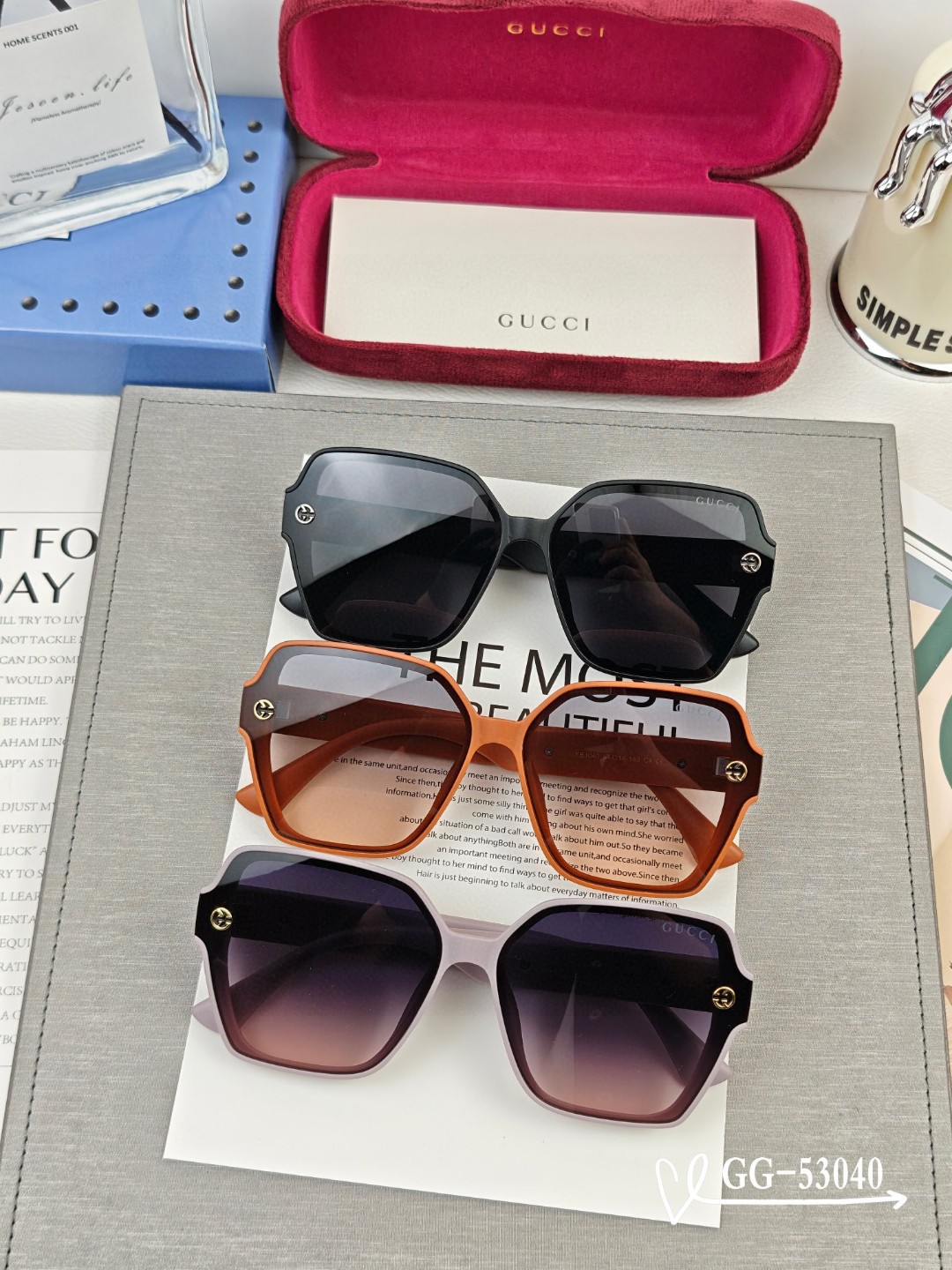   👓.【意大利古奇-GUCCI】
         🕶.【宝丽来树脂高清镜片】
         ⭐️