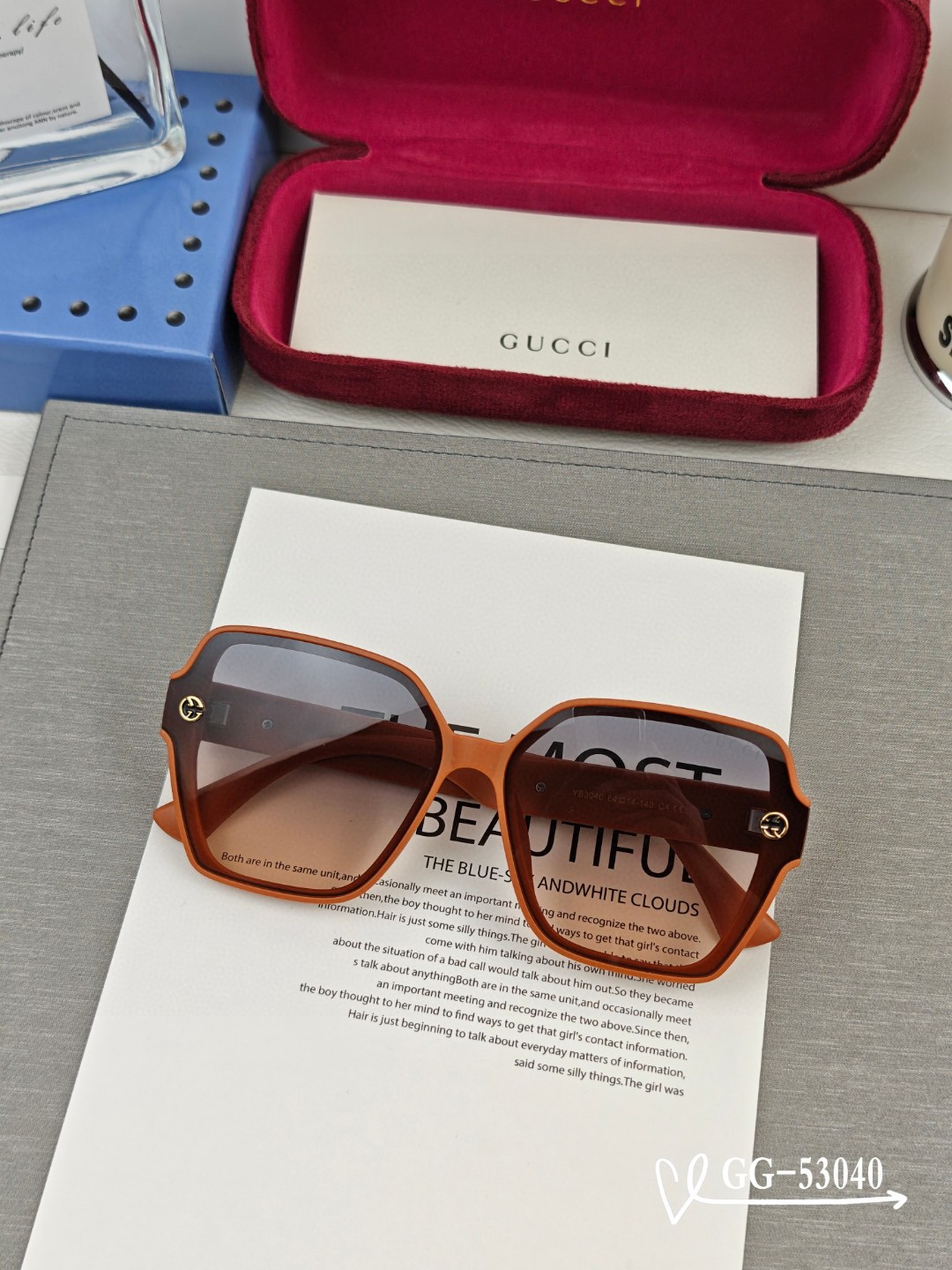   👓.【意大利古奇-GUCCI】
         🕶.【宝丽来树脂高清镜片】
         ⭐️