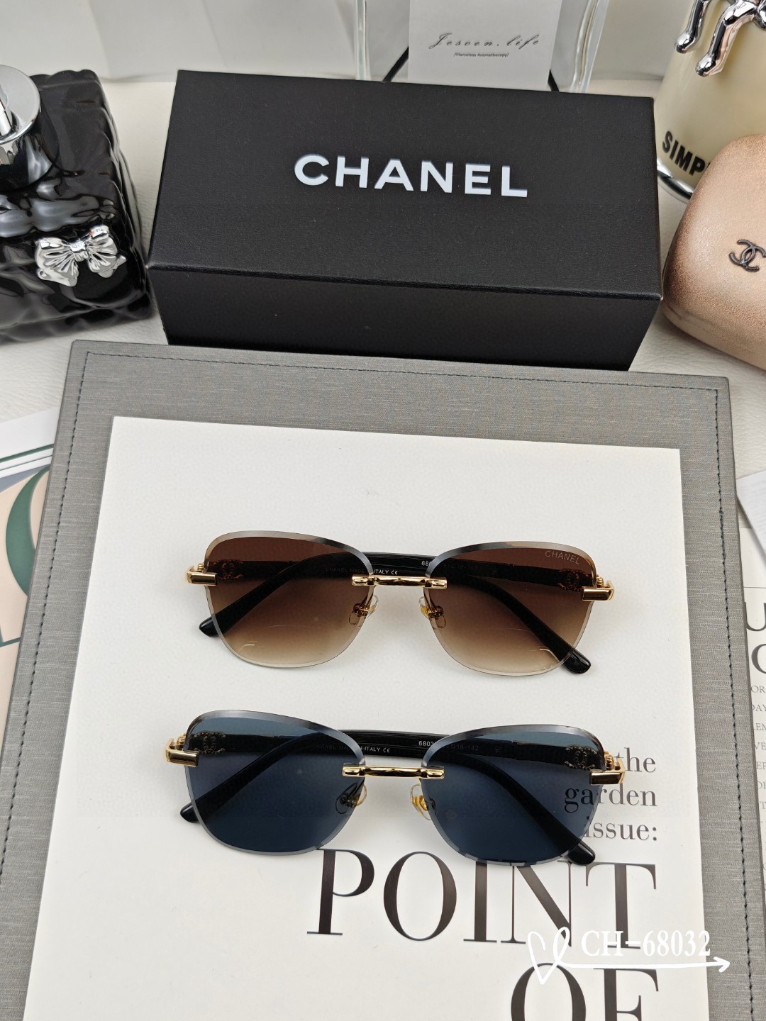   👓.【法国香奈儿-CHANEL】
         🕶.【宝丽来树脂高清镜片】
         ⭐